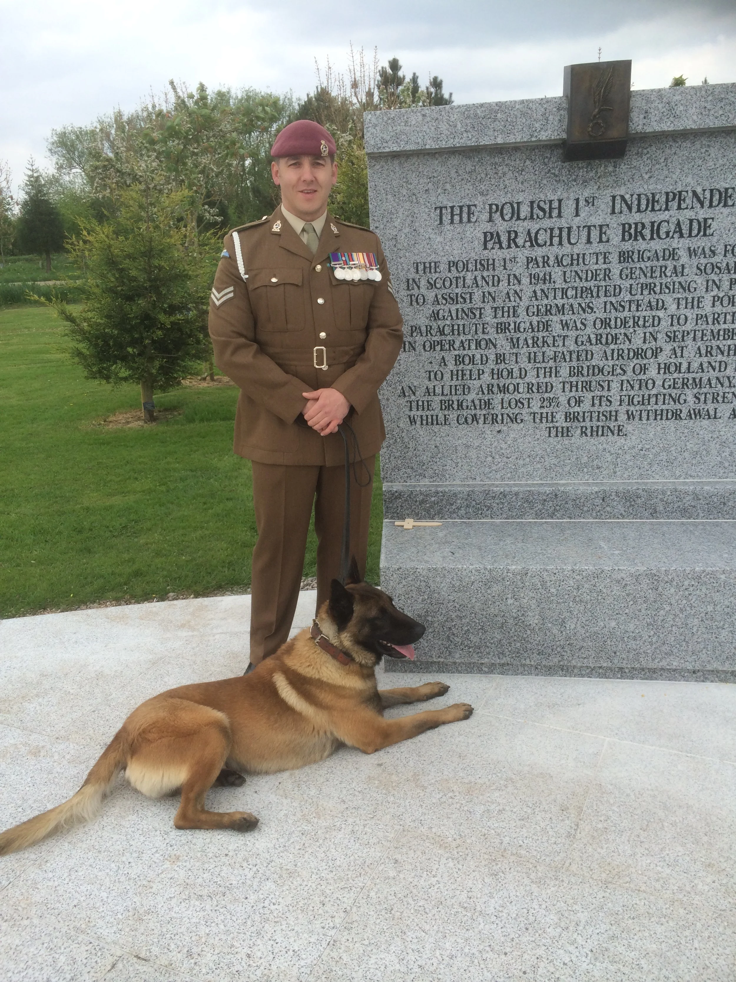 Paying tribute to fallen soldiers with MWD Spinner