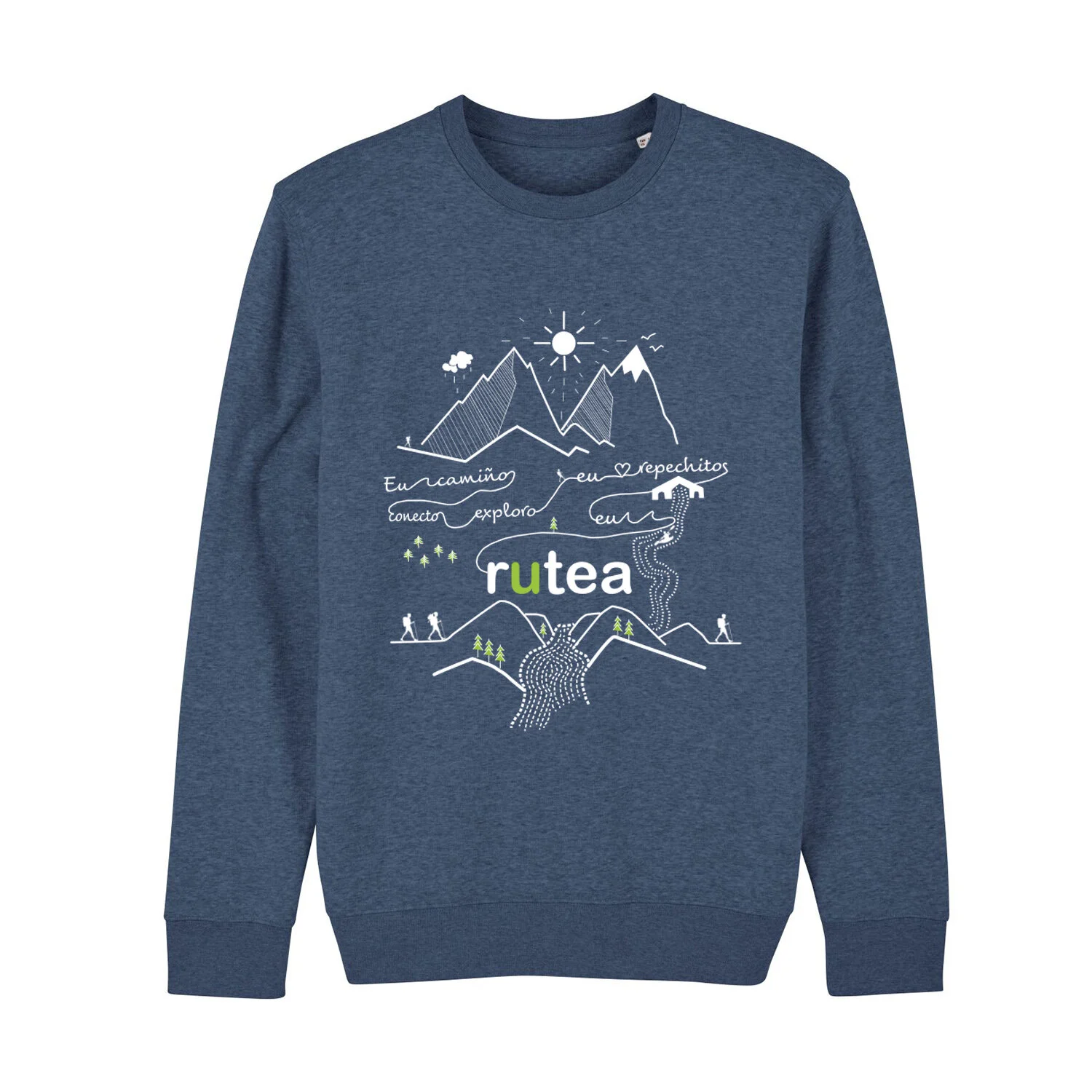 RUTEA Sudadera sin capucha