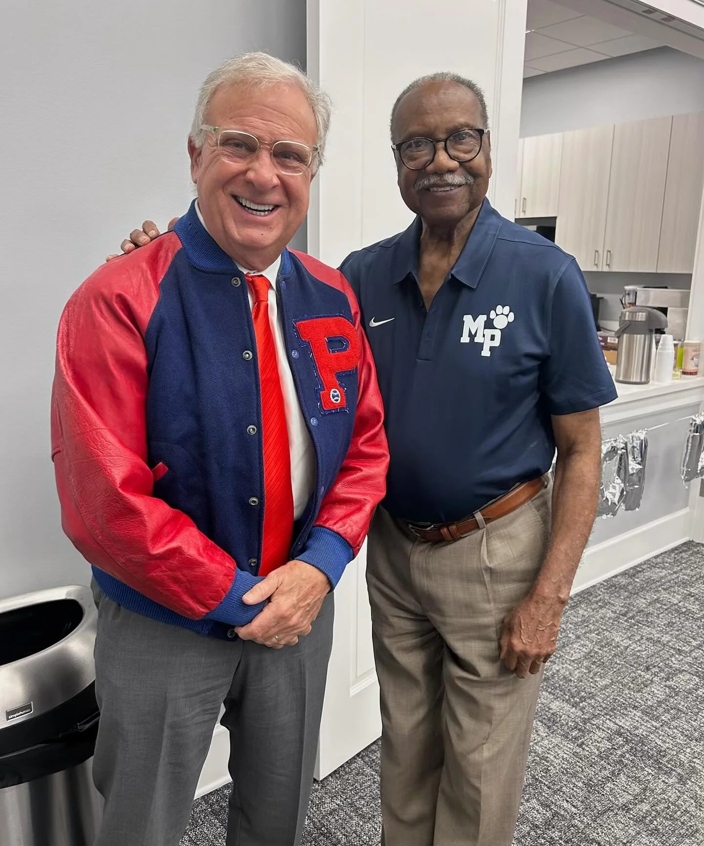 What a wonderful morning at the annual Battle of the Cats breakfast! 

Held at the brand new, beautiful M&amp;M Bank branch in Moss Point, both superintendents, athletic directors, principals, head coaches, and a few of the players and cheerleaders g