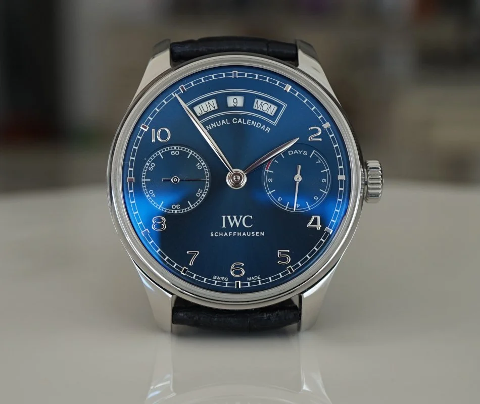 IWC Annual Calendar Blue, Ref: IW503502 — Welcome to EuroWatchWorks