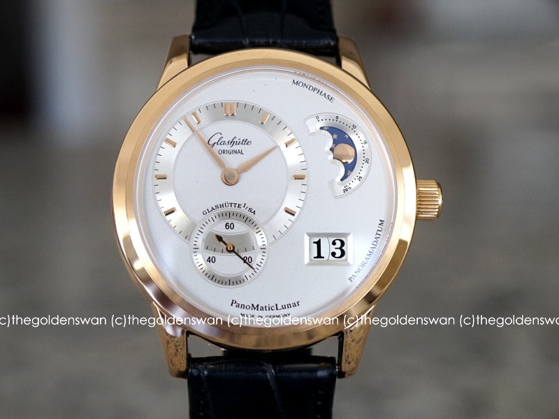 Glashutte Panomatic Lunar Rose Gold, Ref: 90-02-01-01-04