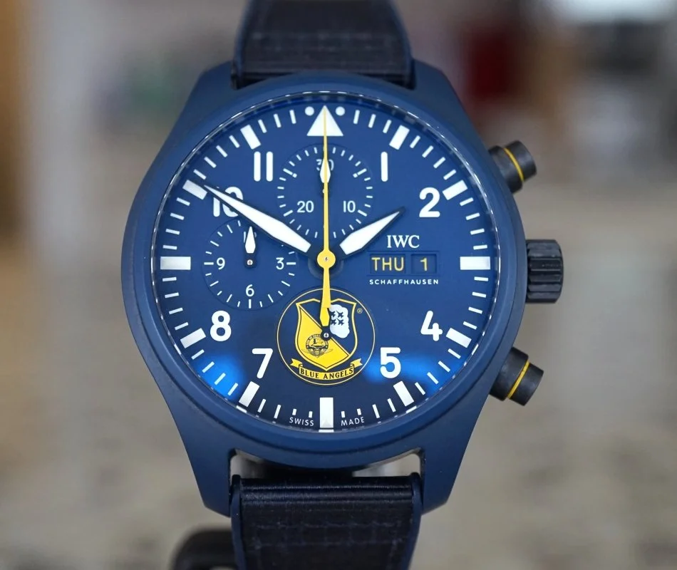 IWC Pilot's Watch Chronograph "Blue Angels" , Ref: IW389109