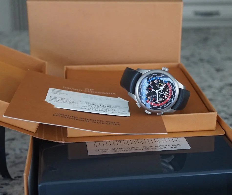 GIRARD-PERREGAUX 時計用ボックス Girard Perregaux Vintage Watch Box | eBay