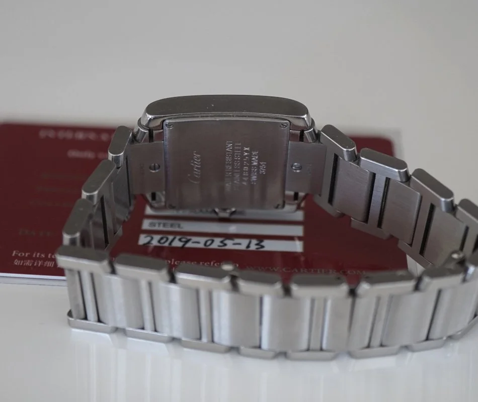 Cartier Tank Francaise Medium Diamond Set Case image 5