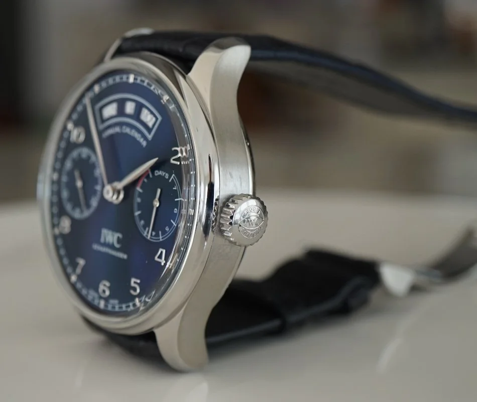 IWC Annual Calendar Blue, Ref: IW503502 — Welcome to EuroWatchWorks