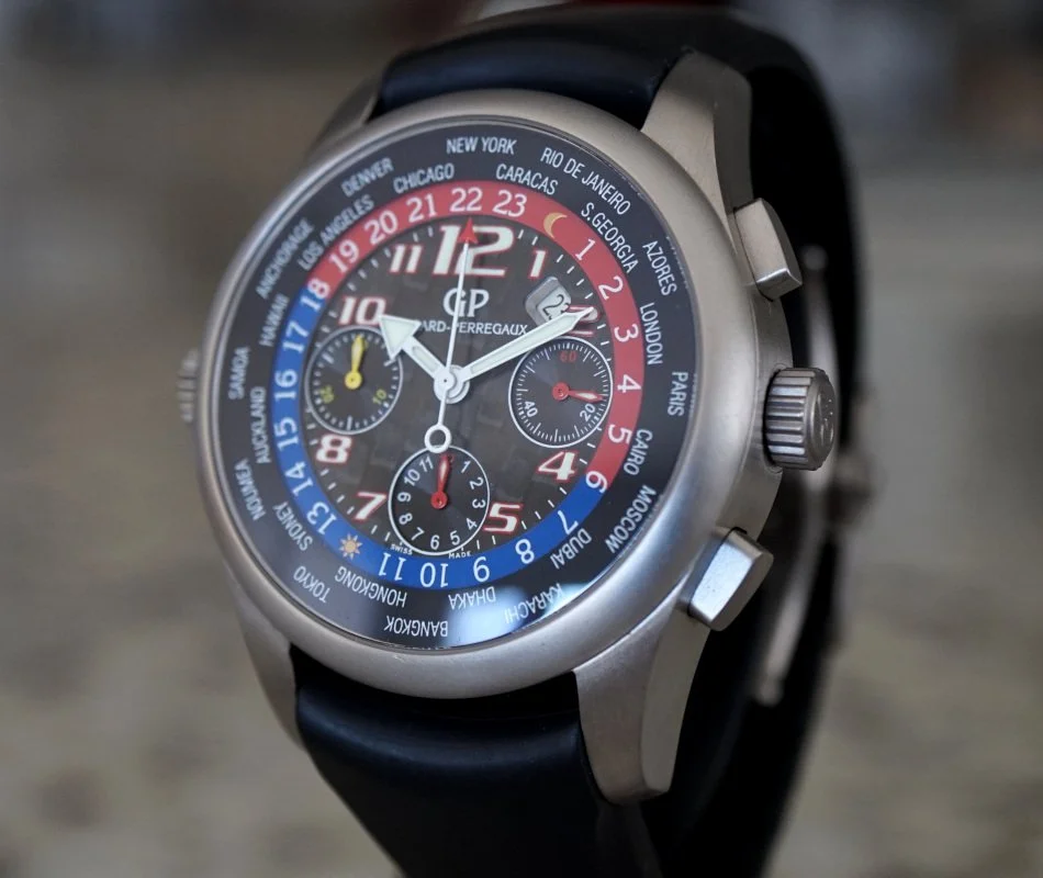 Girard Perregaux World Time WW.TC Chronograph Ref: 4980