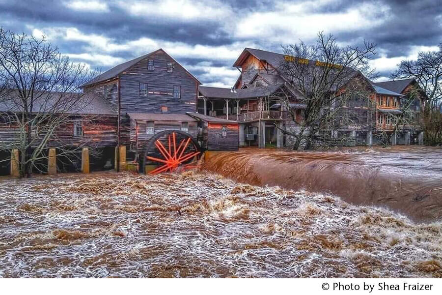The Old Mill: 200 years of flooding, and still standing strong