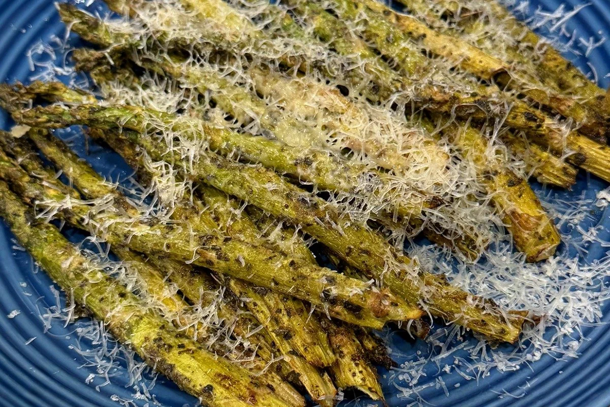 Pesto Parmesan Asparagus