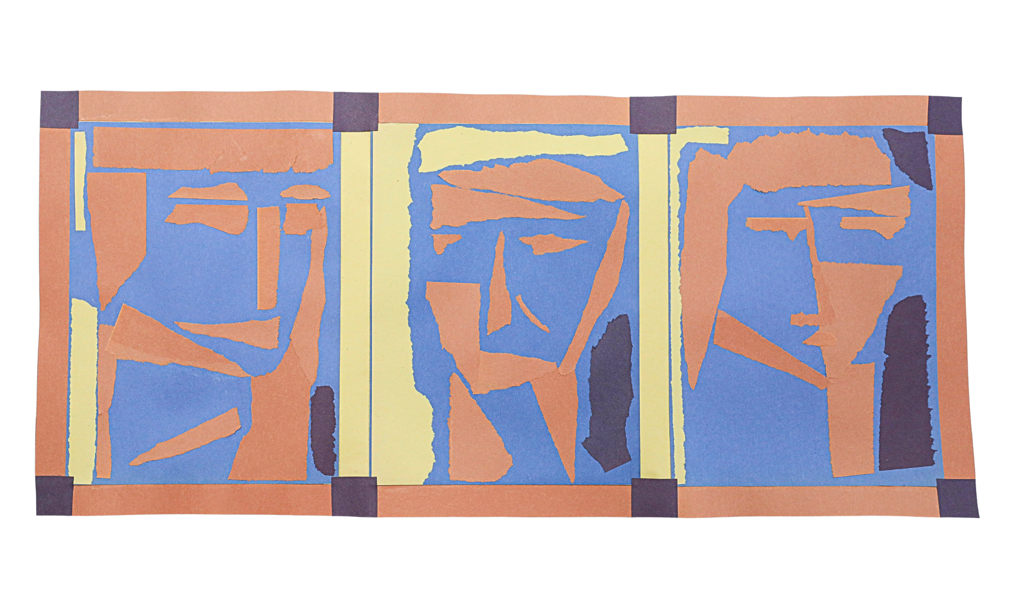 faces | construction paper | 2025