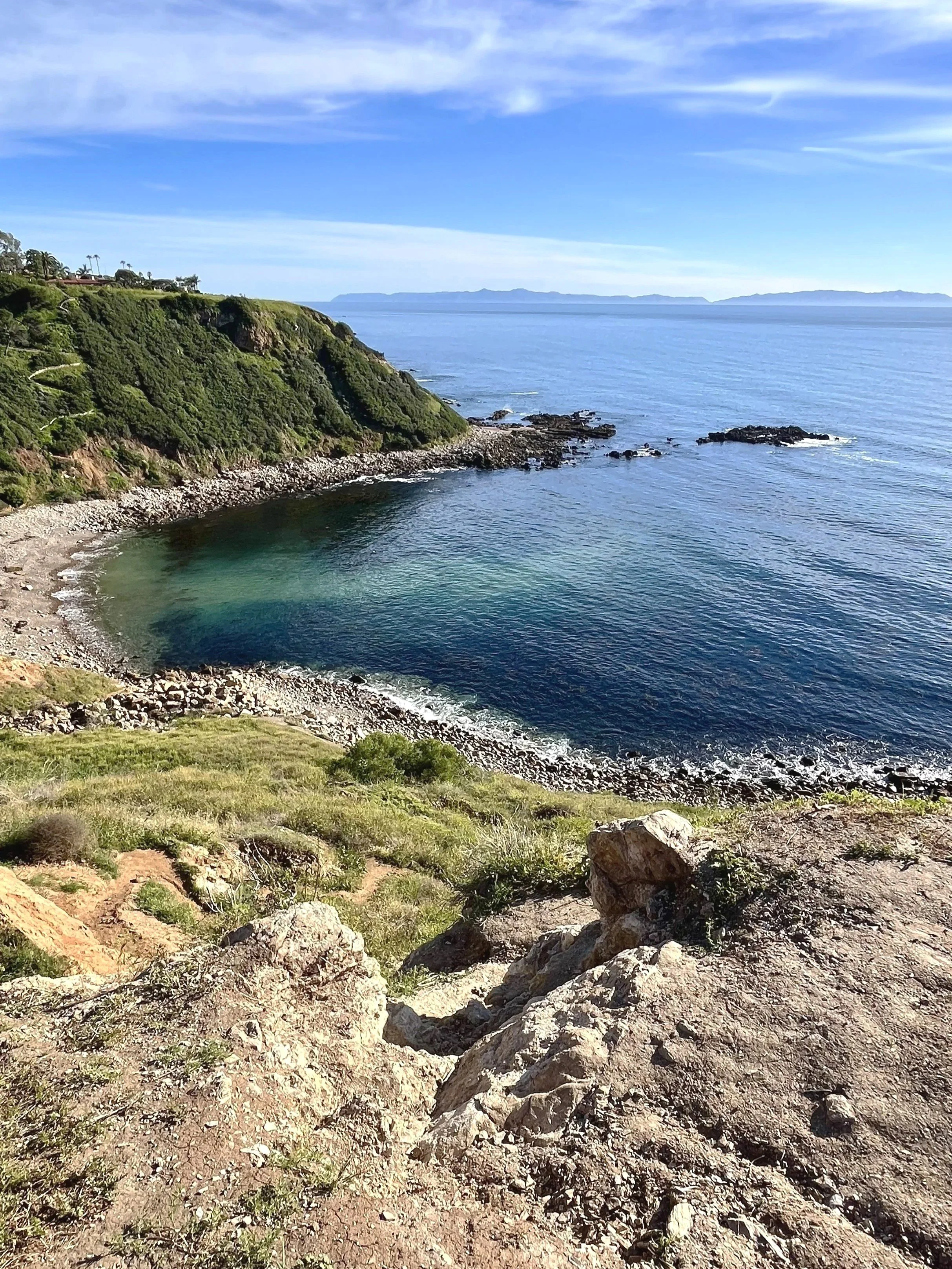 Trail down Christmas Tree Cove, Palos Verdes, California