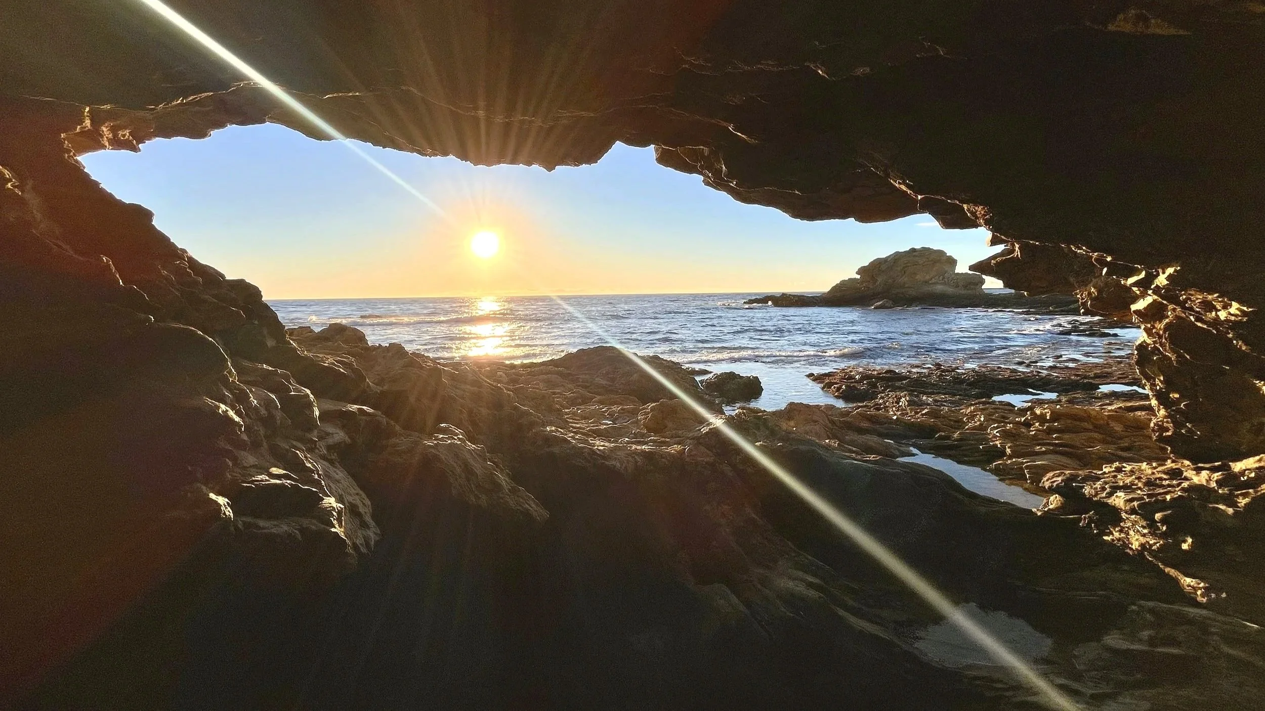 Shore Cave of Newport Beach, California
