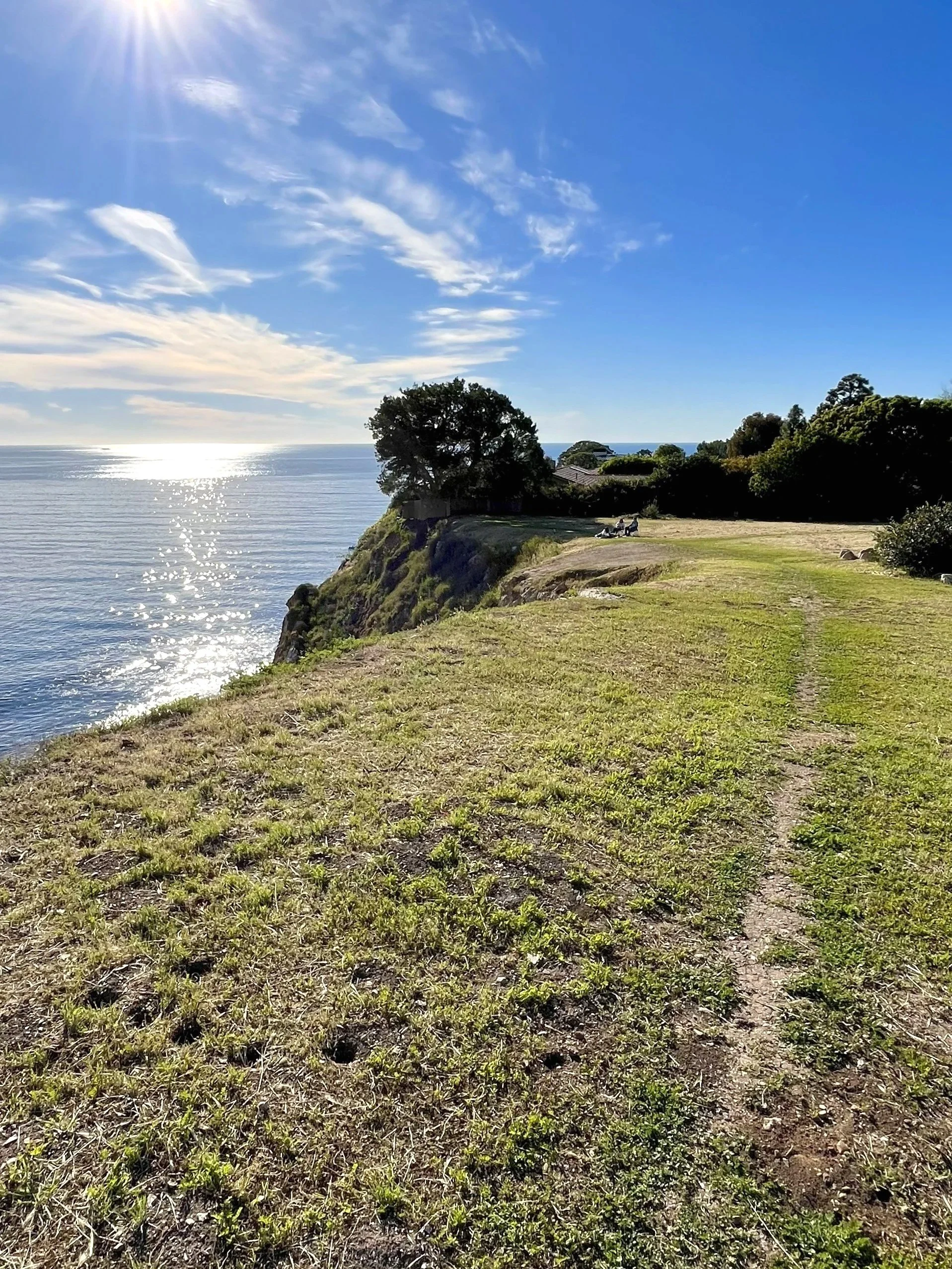 Trail down Christmas Tree Cove of Palos Verdes