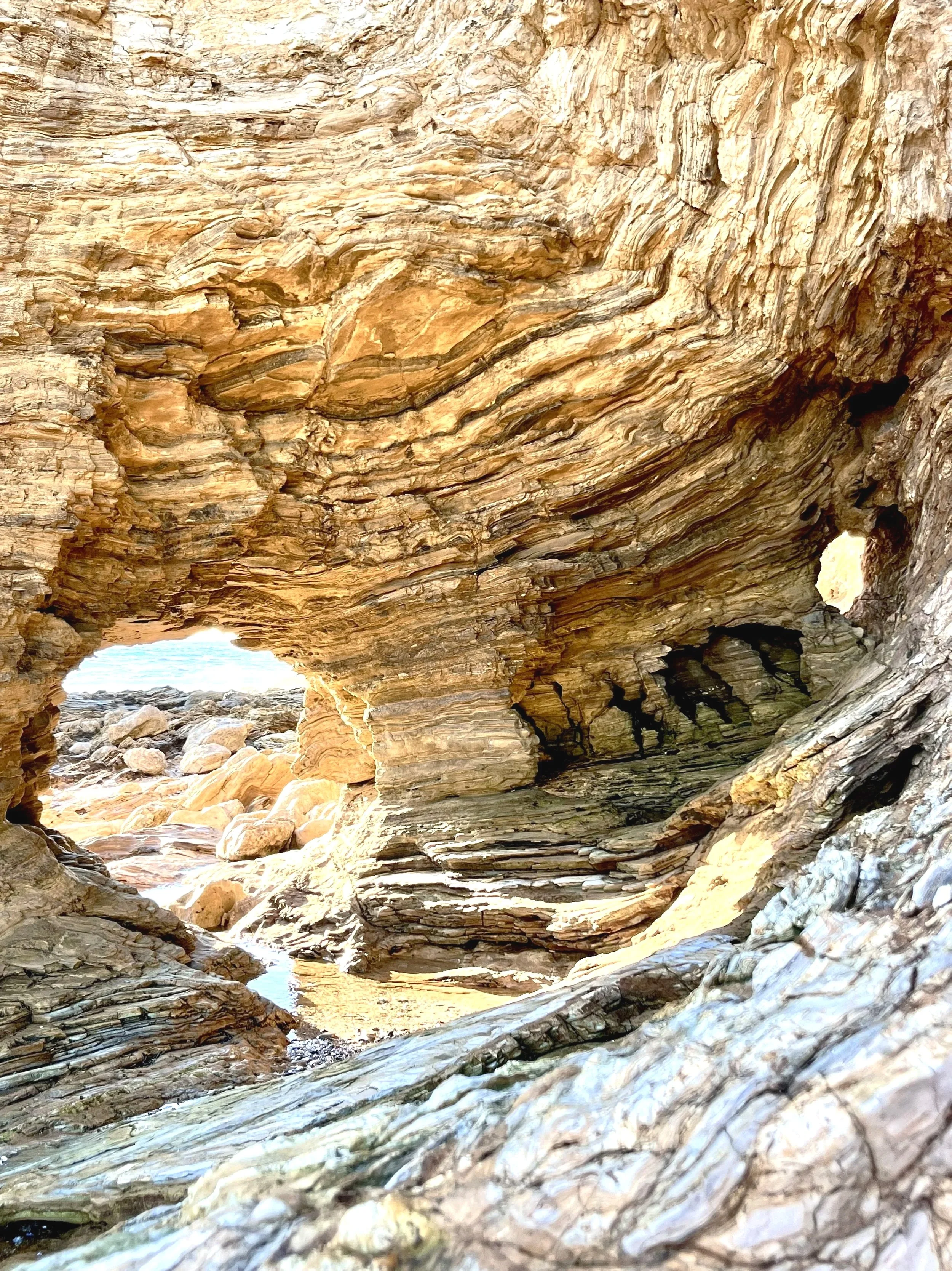 Shore Caves of Newport Beach, California