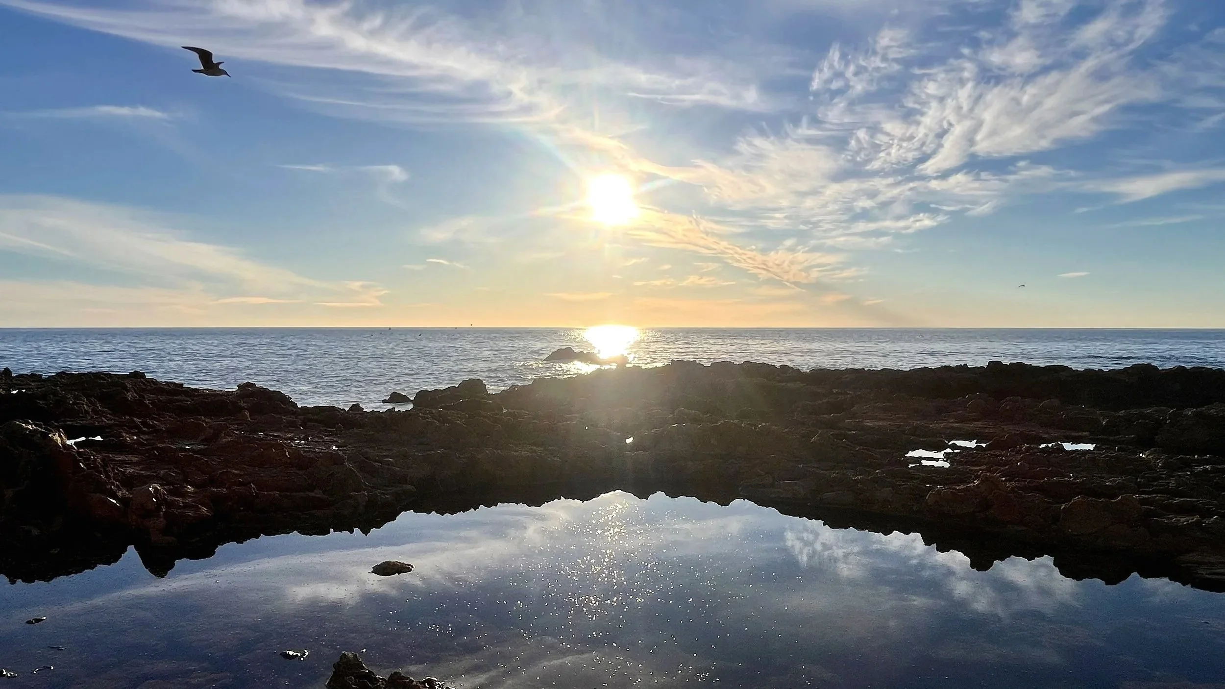 Sunset at Christmas Tree Cove, Palos Verdes