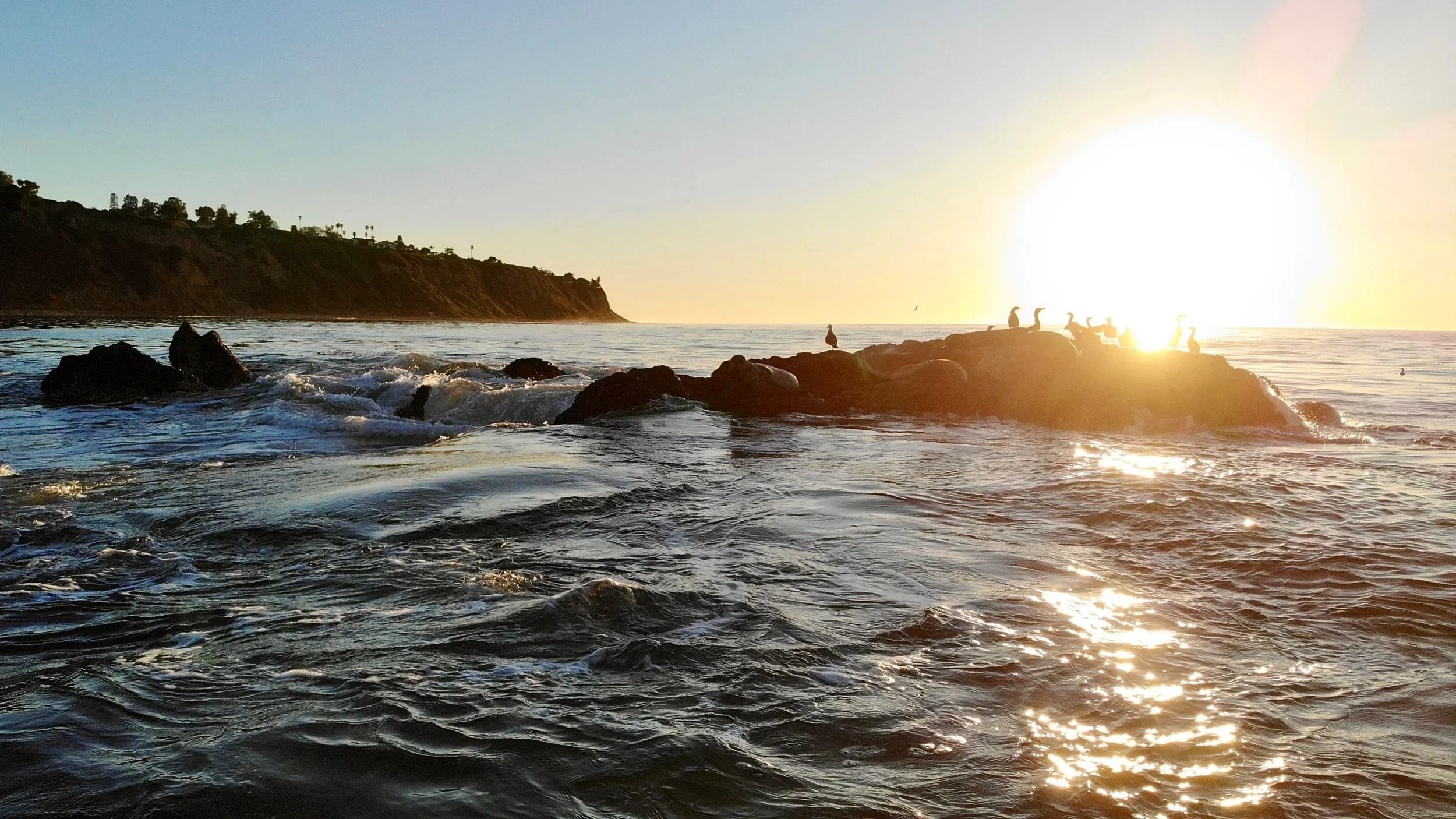 Flat Rock Sunset, Palos Verdes, California