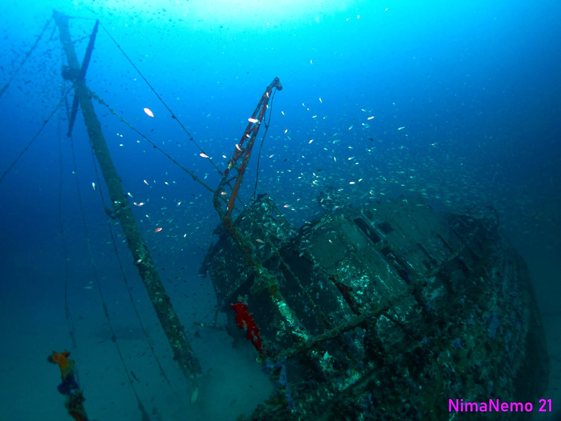 Scuba Diving cool shipwreck