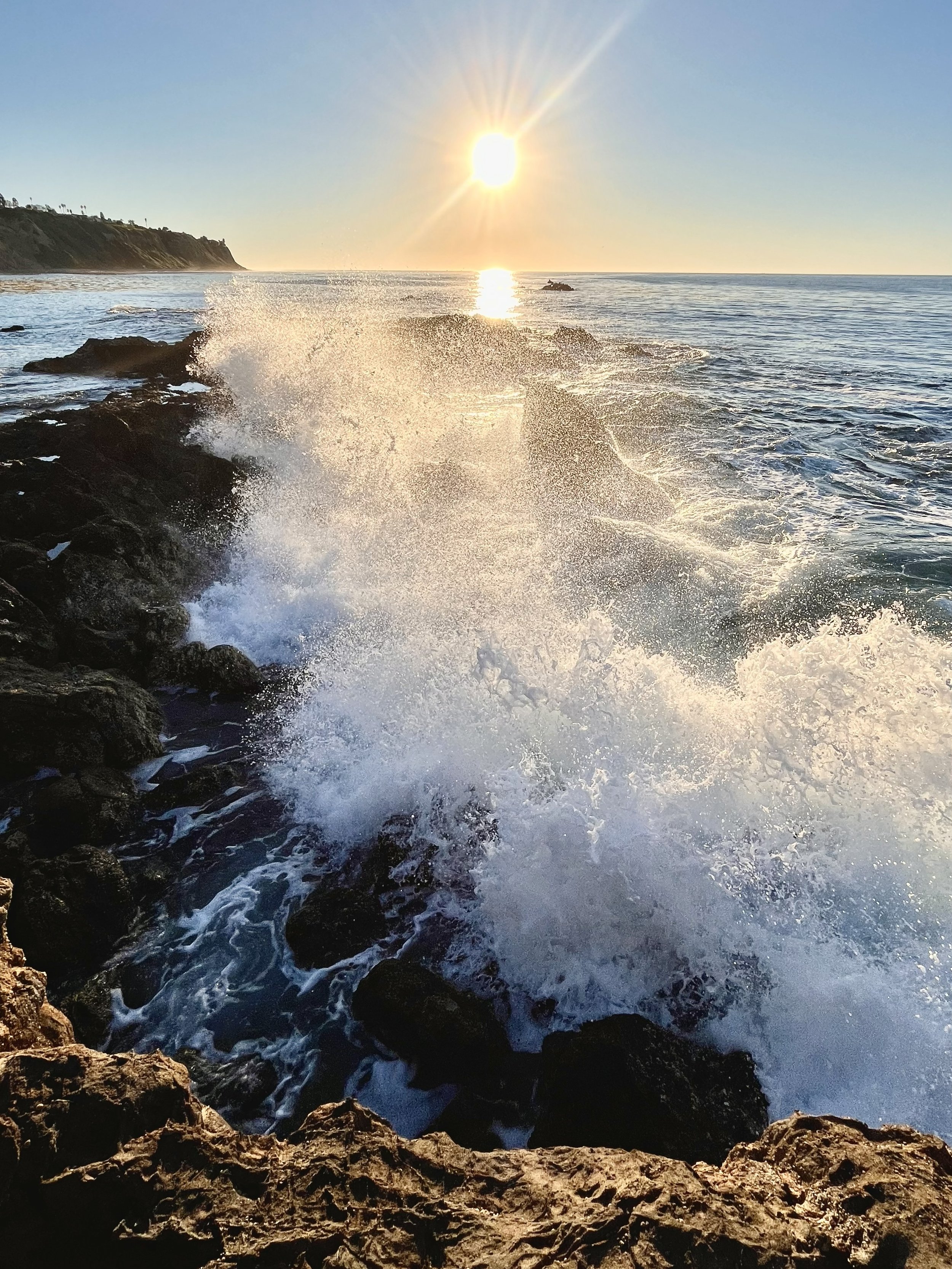 Sunset at Flat Rock Point, Palos Verdes, California