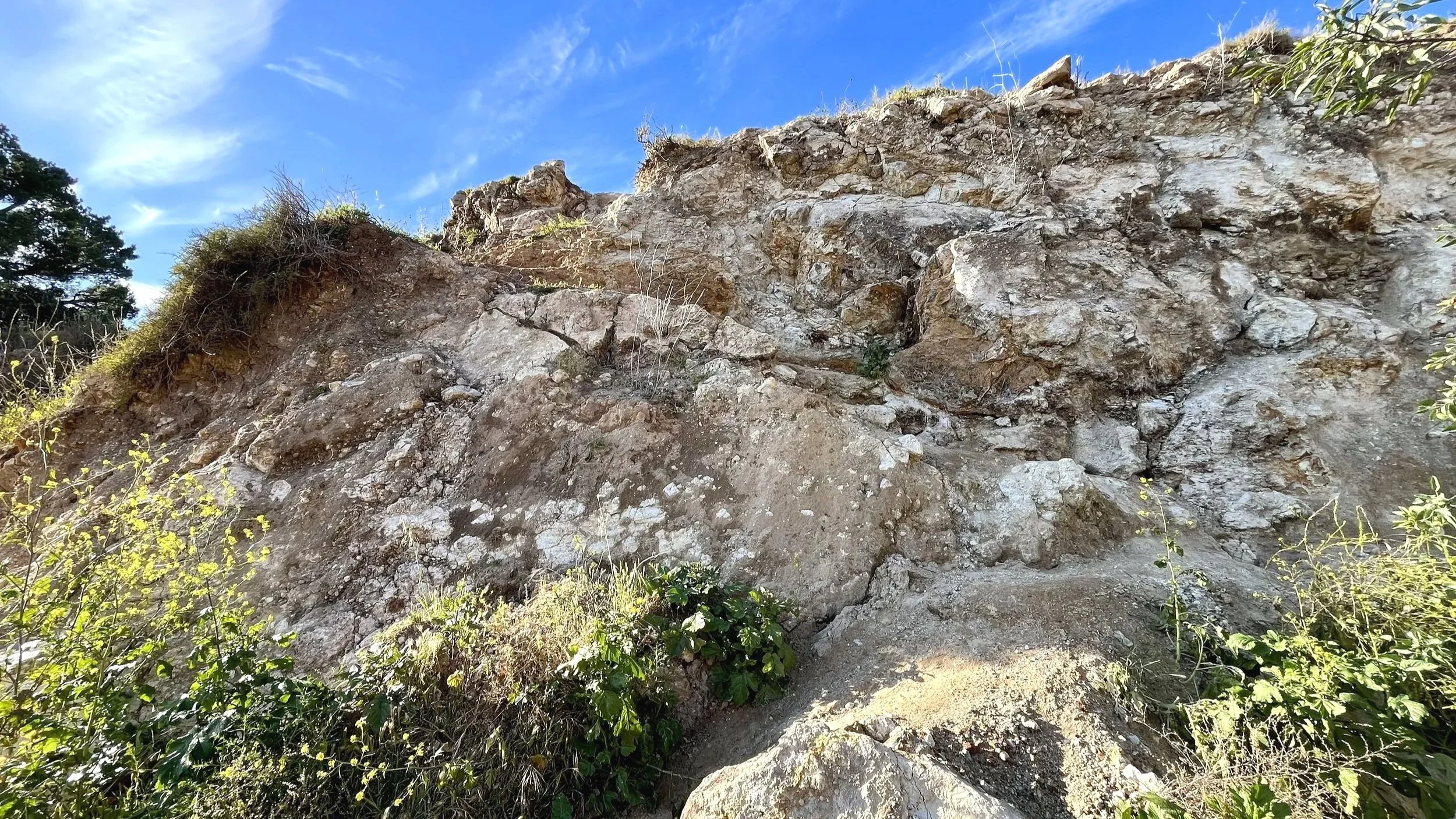 Trail on the cliffs, Christmas Tree Cove, Palos Verdes