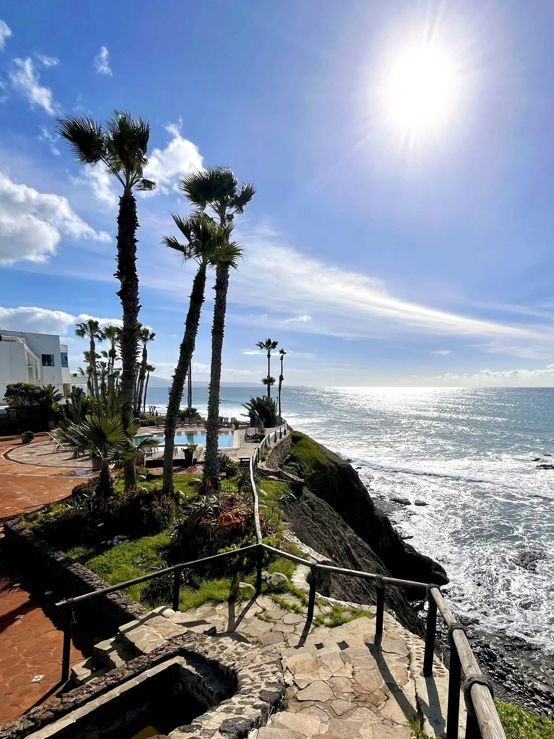 Las Rocas Resort cliff view, Rosarito, Mexico