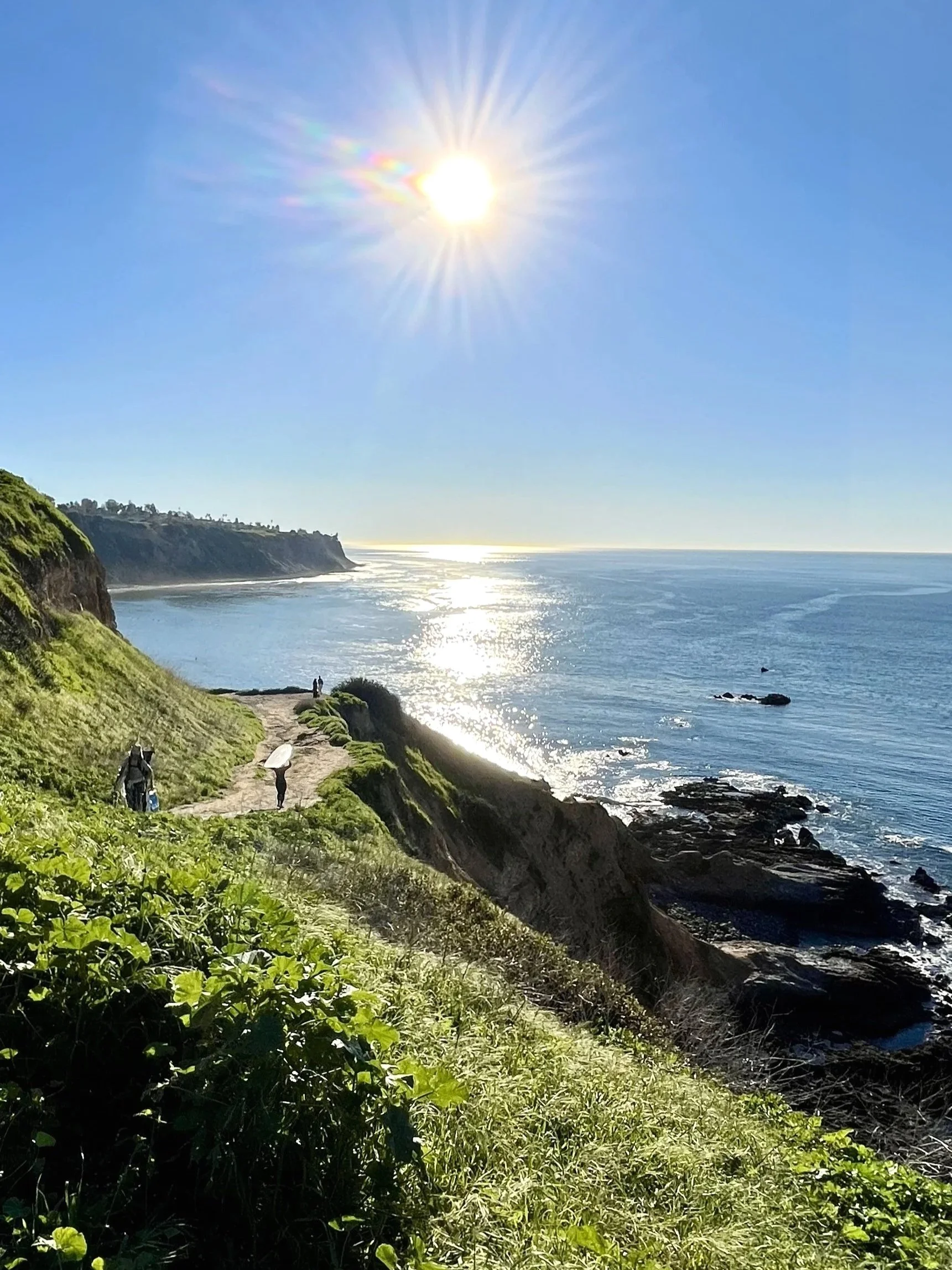 Palos Verdes, California. Bluff Cove Trail Sunset