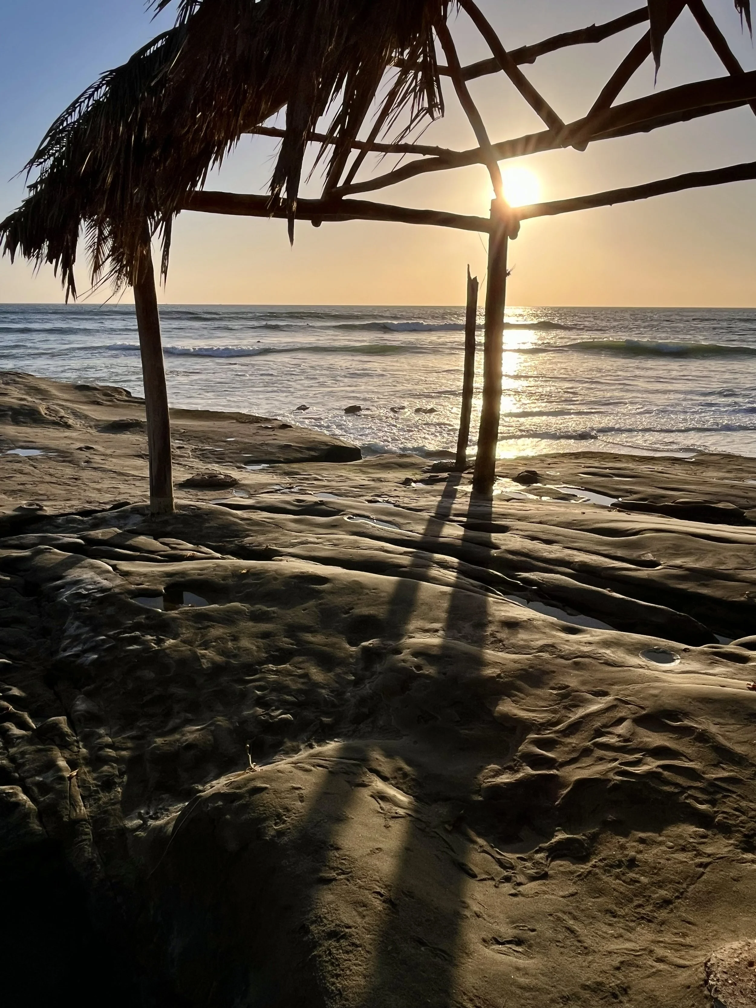 La Jolla Hut at Sunset, San Diego