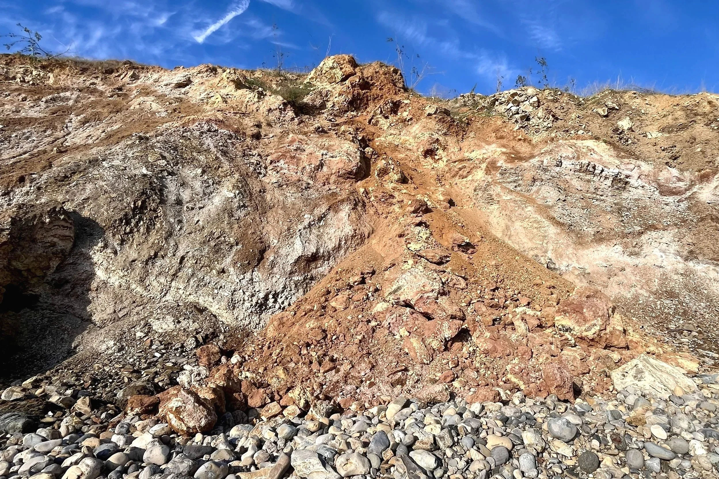 Palos Verdes landslide new Christmas Tree Cove