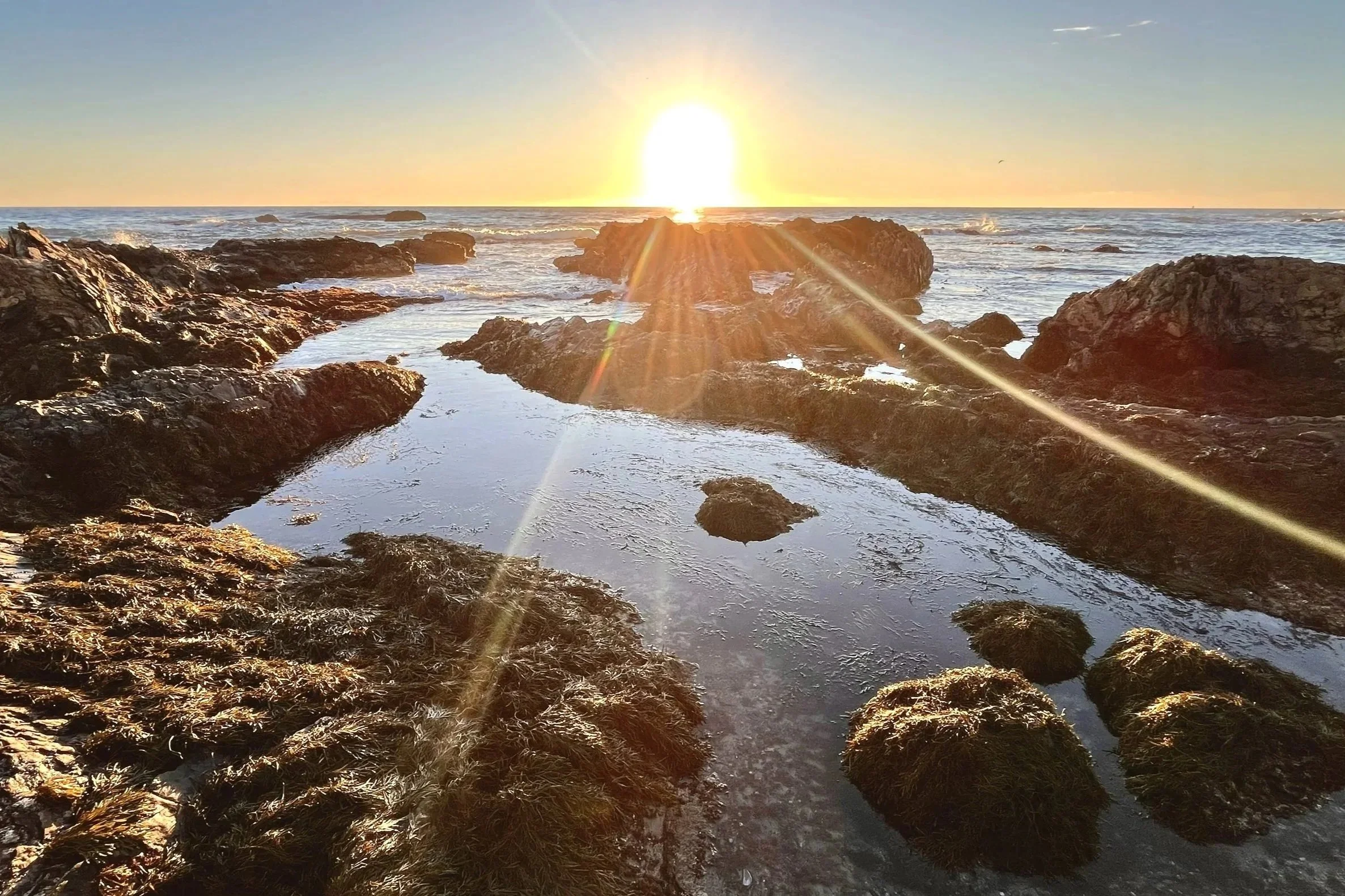 Tide Pool Sunset of Newport Beach, California