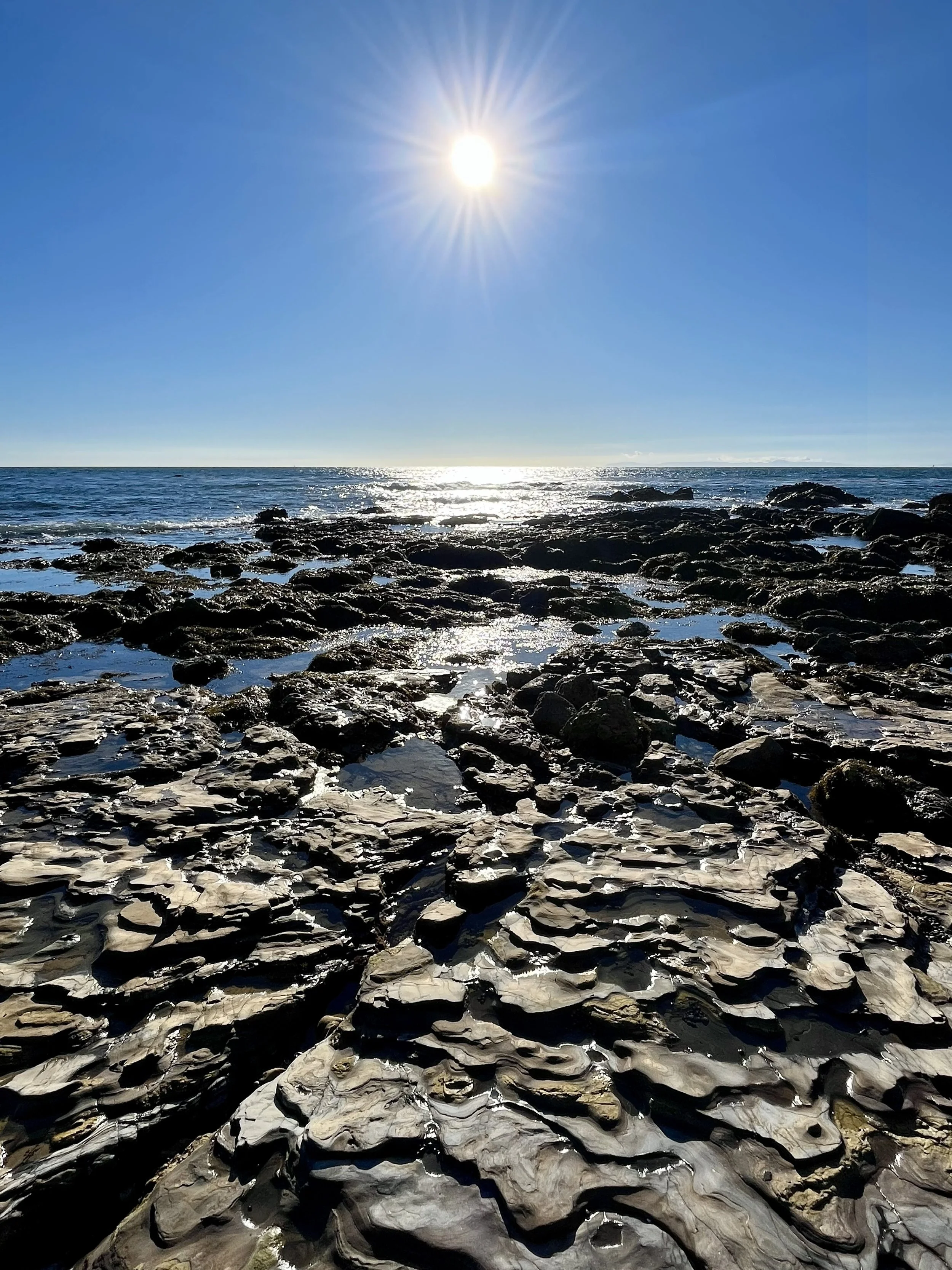 Tide Pool Sunset of Newport Beach, California