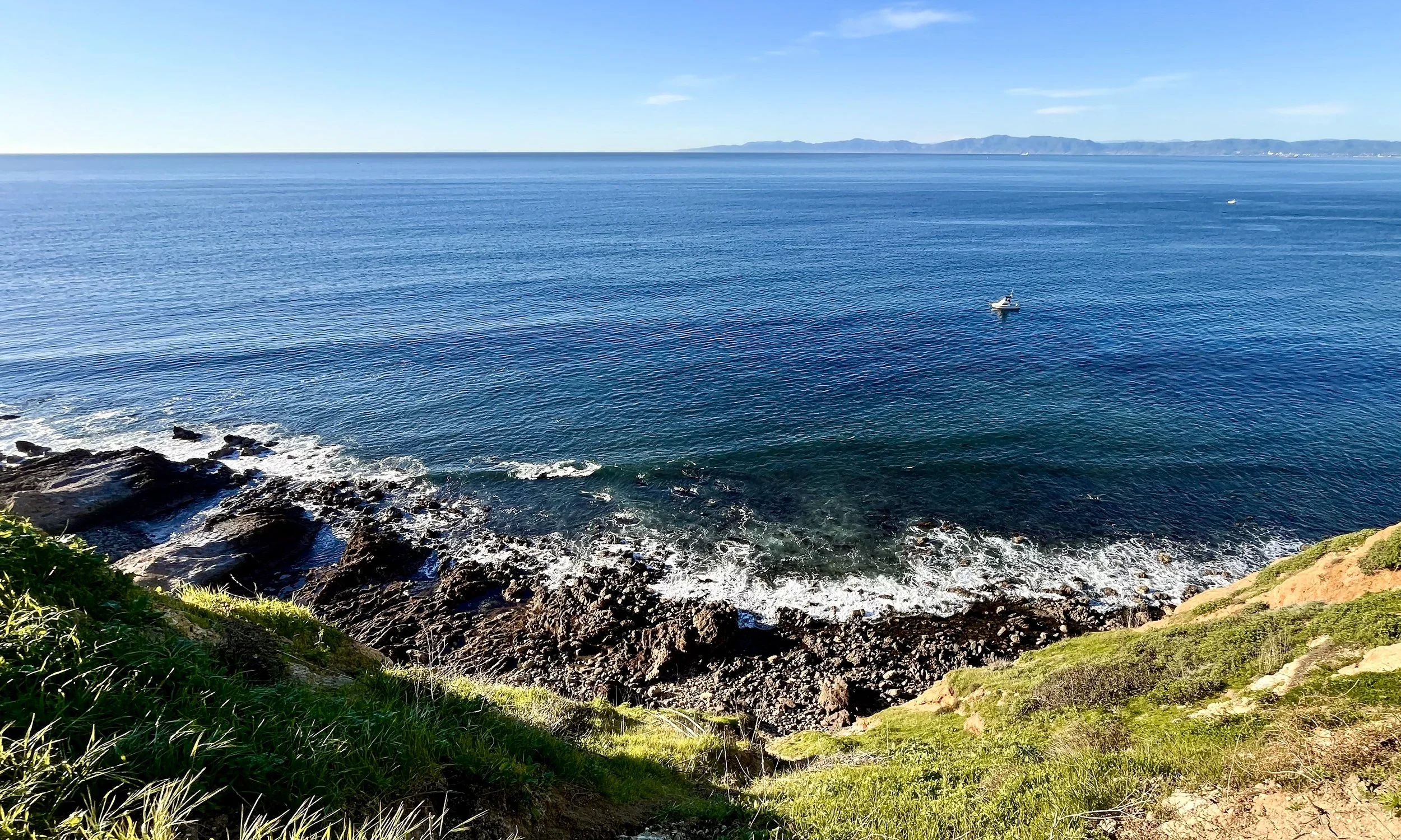 Malaga Cove cliffs, Palos Verdes by Andre Navarro