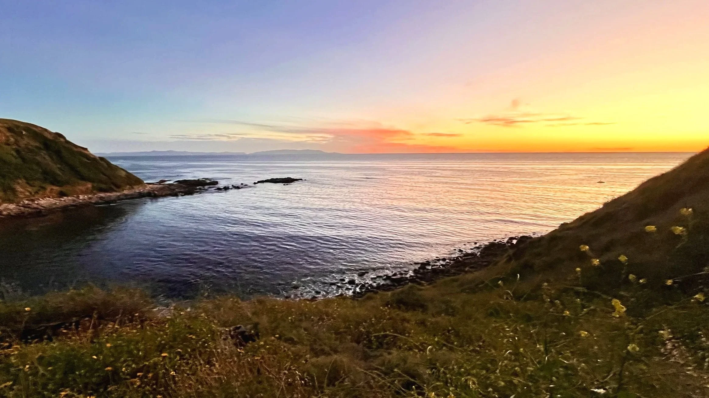 Sunset at Christmas Tree Cove, Palos Verdes Estates