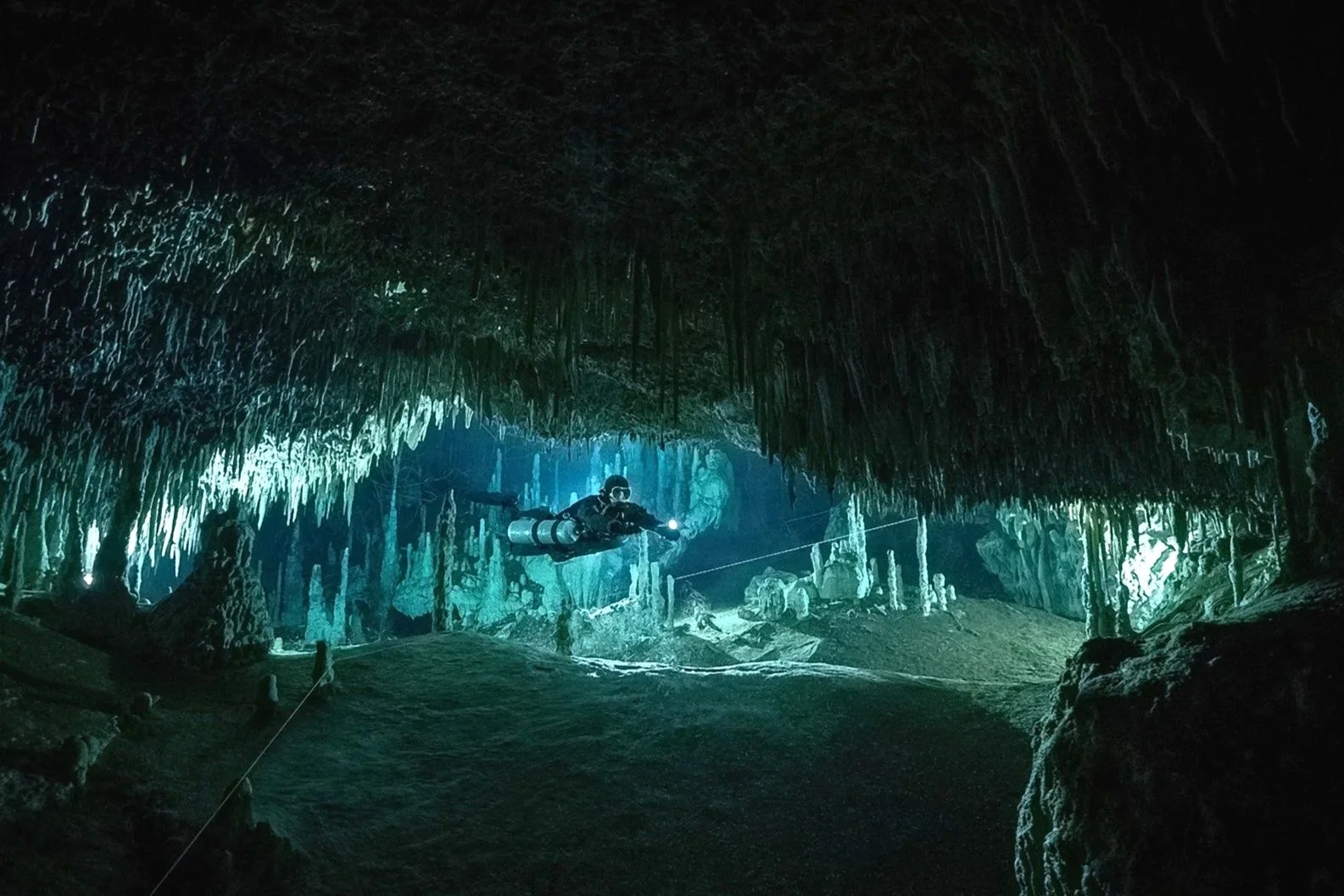 Cave Diving in Yucatan, Mexico by Natalie Gibb