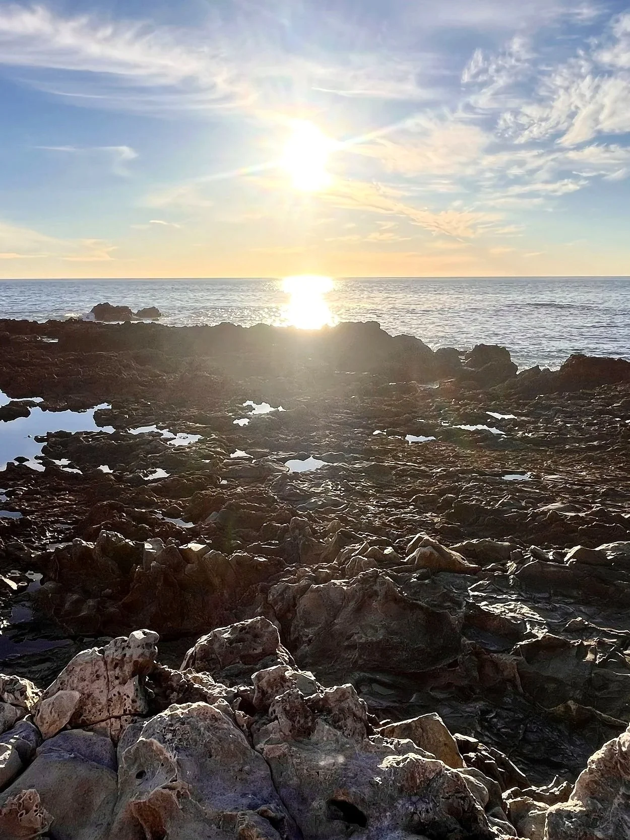 Palos Verdes tide pools of Christmas Tree Cove