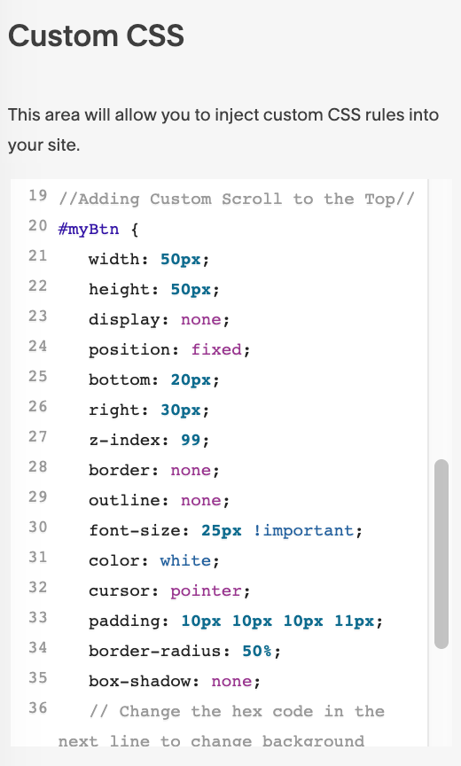 How To Add A Back To The Top Button To Squarespace Nestingzone How To Add A Back To The Top Button To Squarespace Nestingzone