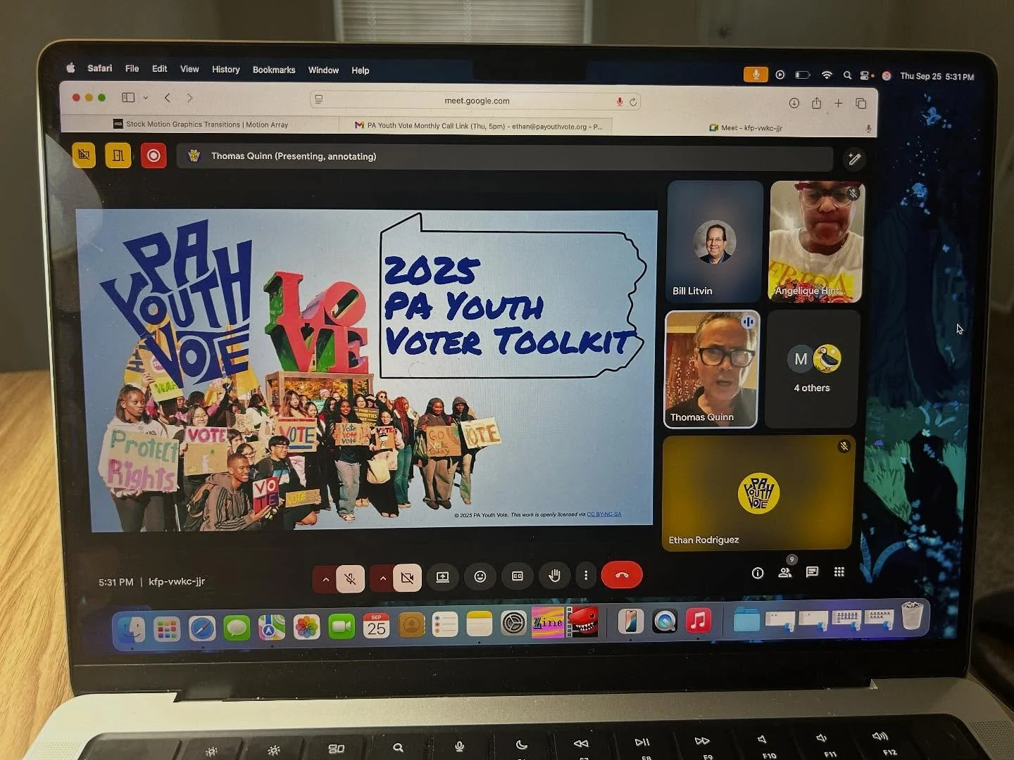 Yesterday we held our first online teacher&rsquo;s workshop, where we chatting with educators on how to better civic education within their classrooms.
-
The topic of yesterday&rsquo;s session focused on how to kick-off voter registration drives with