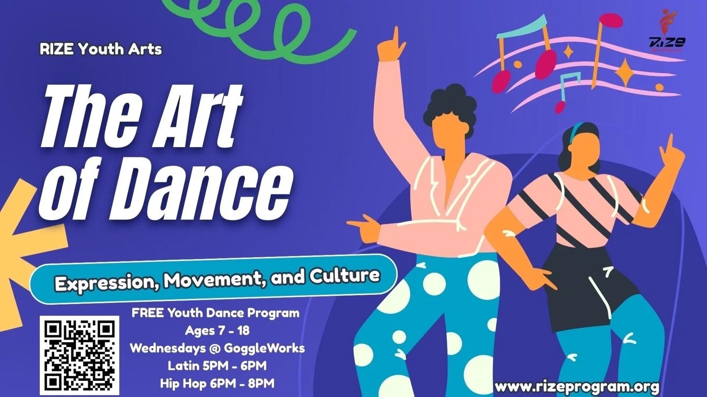 🕺🏽💃🏾 Spreading the word about RIZE Dance Program &ndash; Winter Session!

Registration is officially OPEN, they&rsquo;re offering FREE, high-quality dance classes for youth ages 7&ndash;18 at the GoggleWorks Center for the Arts in Reading 🎶

At 