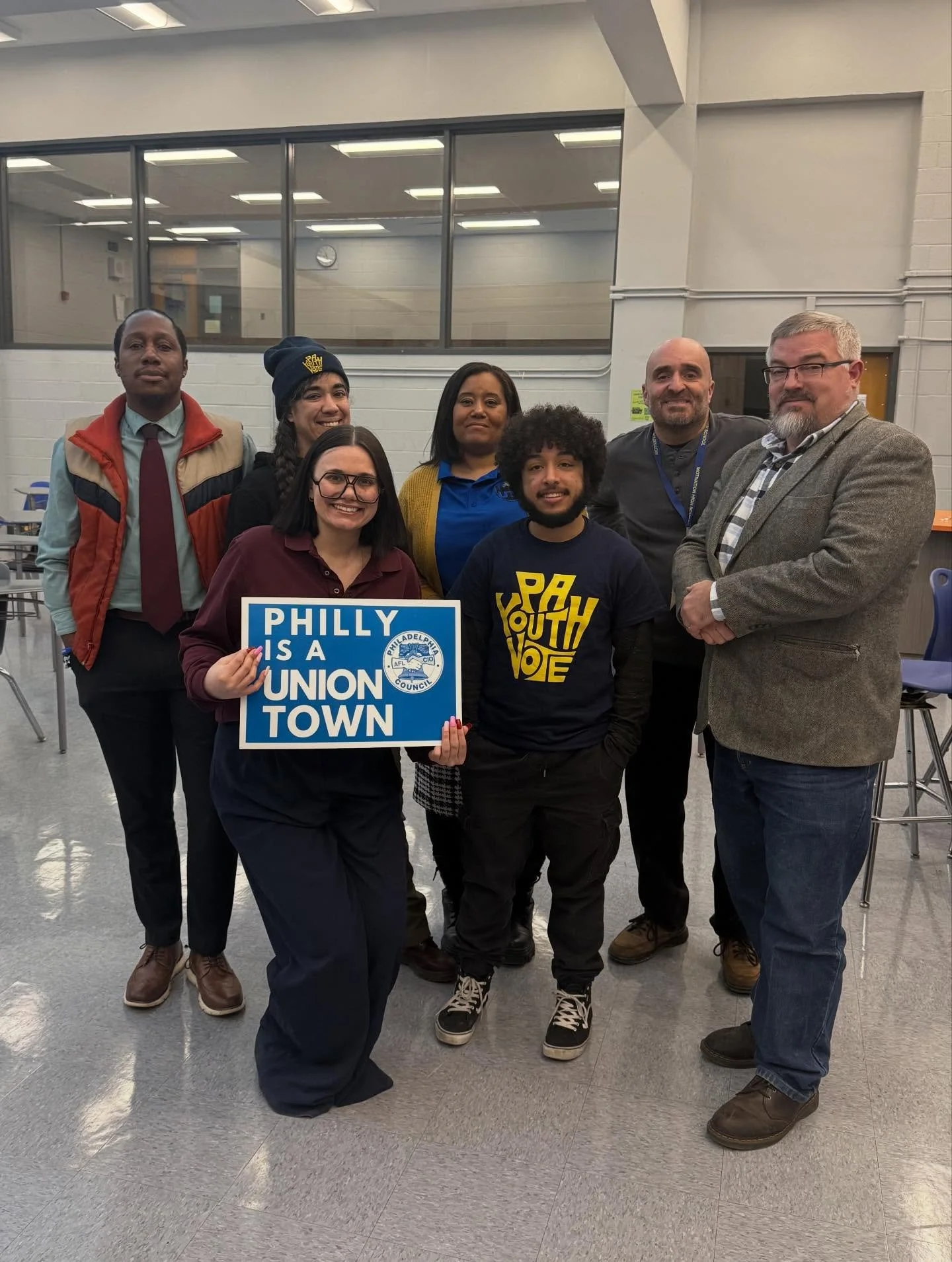 PA Youth Vote was at Motivation Highschool today for a Union Experience discussion panel. We got to share our youth opportunities &amp; resources with 9-12th graders, and they were an awesome crowd! 
-
Motivation HS is one of the many schools propose