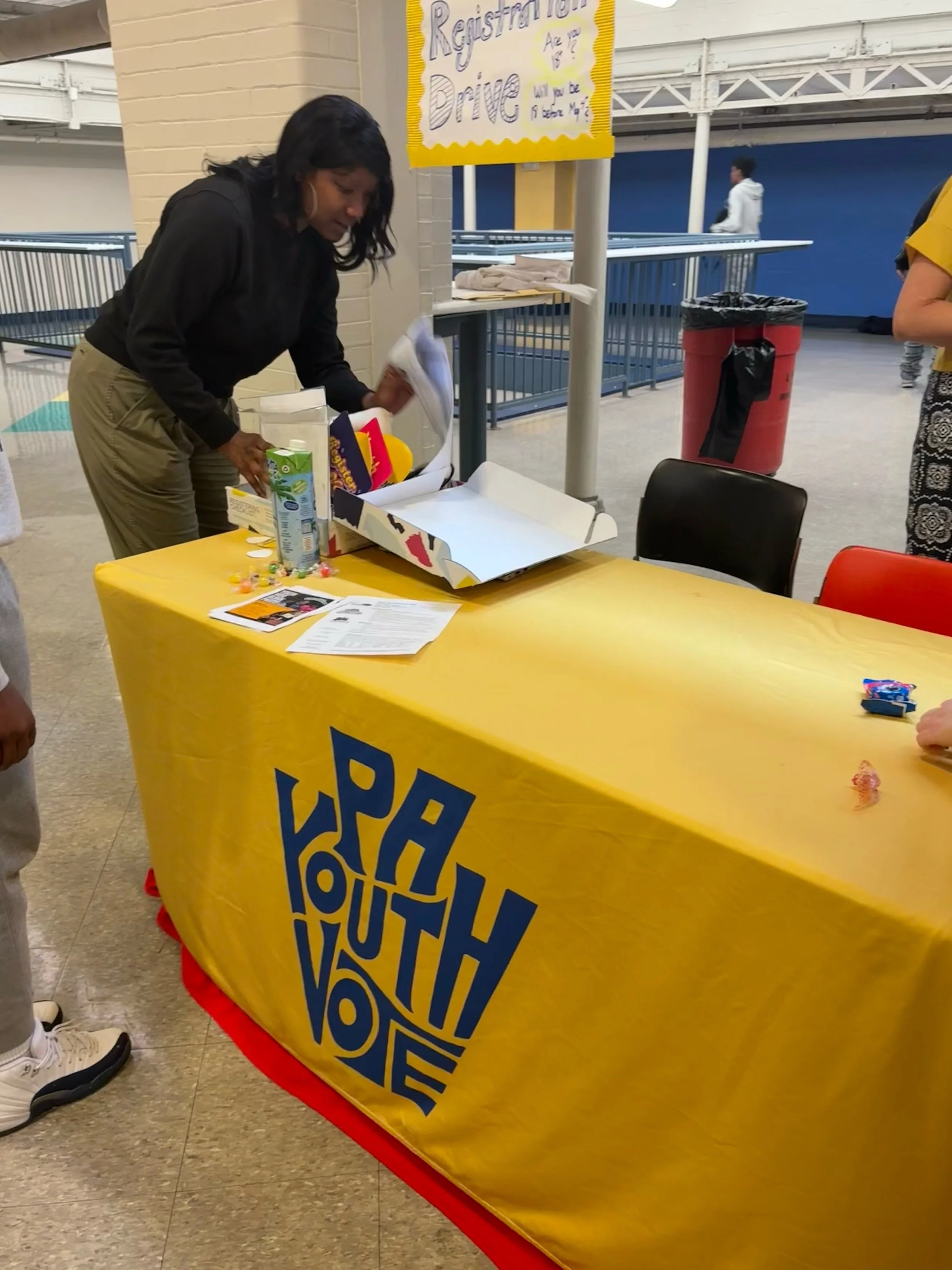 We hosted a voter registration drive at Westinghouse High School to help eligible students register to vote and better understand the voting process 🗳️

During the event, students had the opportunity to learn about how voter registration works, why 