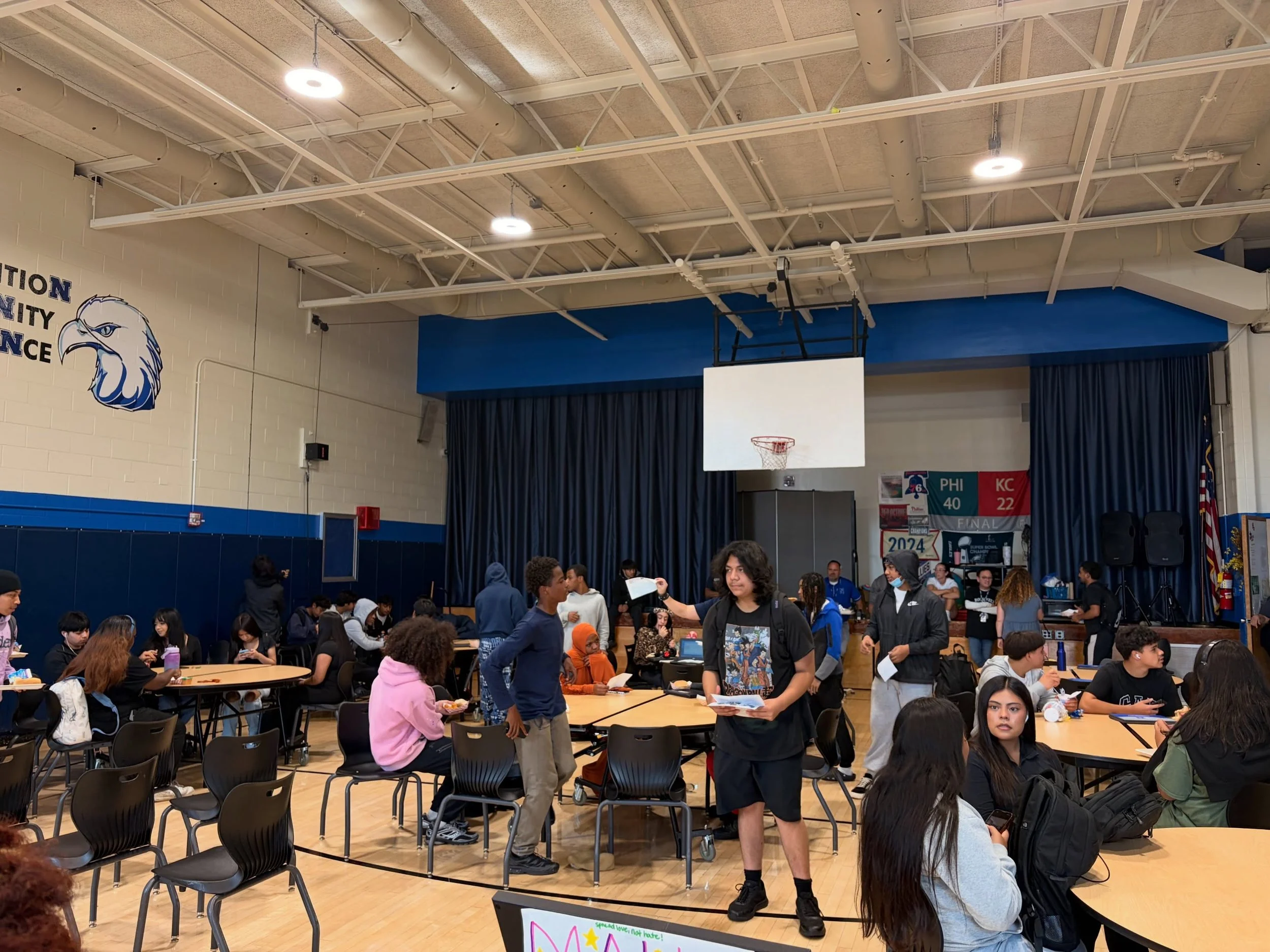 🗳️🚍 Do you know The Voting Journey?

At Roosevelt High School 🏫 PAYV &amp; Partners helped educate students about the voting journey by bringing students through an interactive, step-by-step experience designed to help them understand the voting p