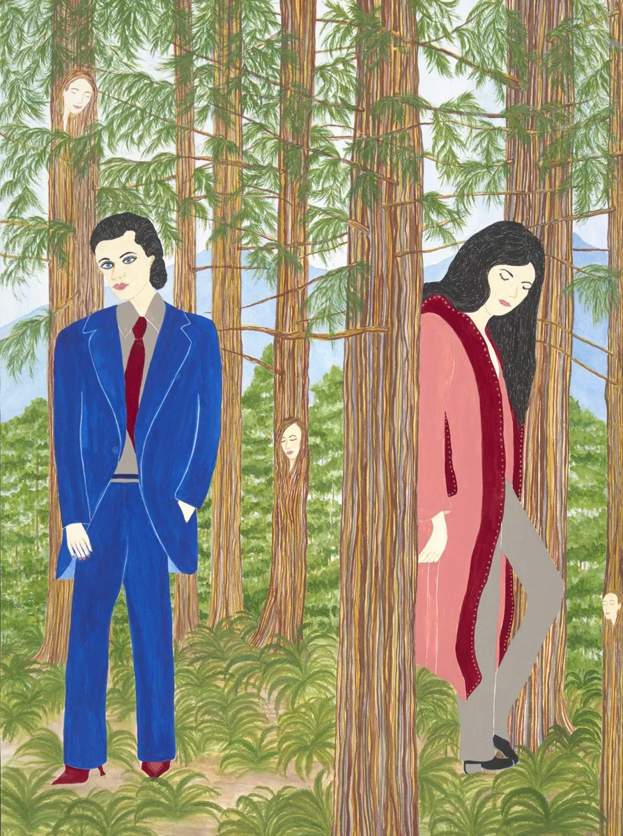 Backstage Drag Queen Delights, 16” x 20", watercolor & gouache