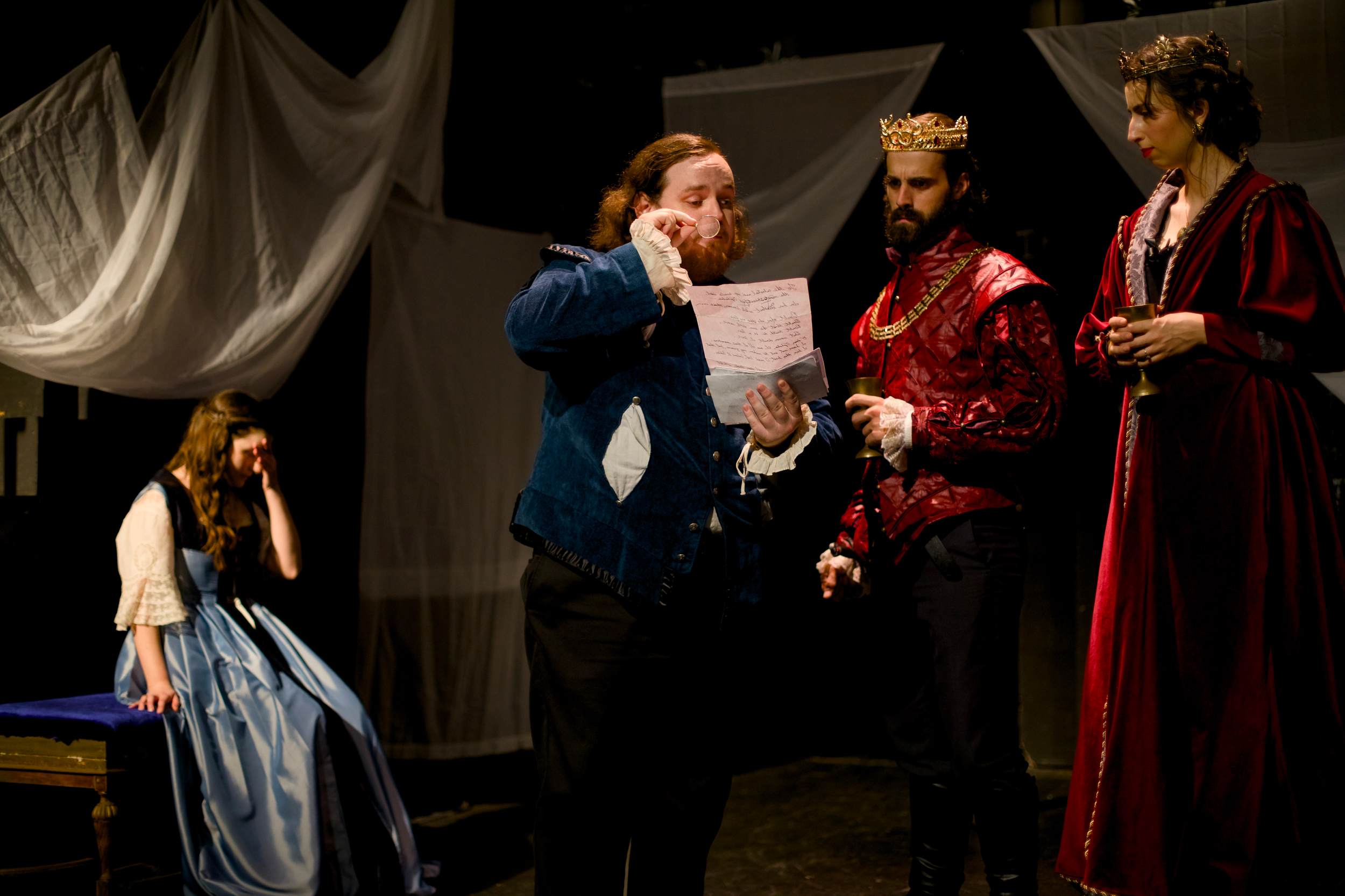 As Polonius in "Hamlet"