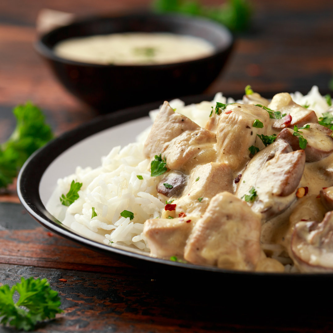 Creamy Parmesan Mushroom Chicken