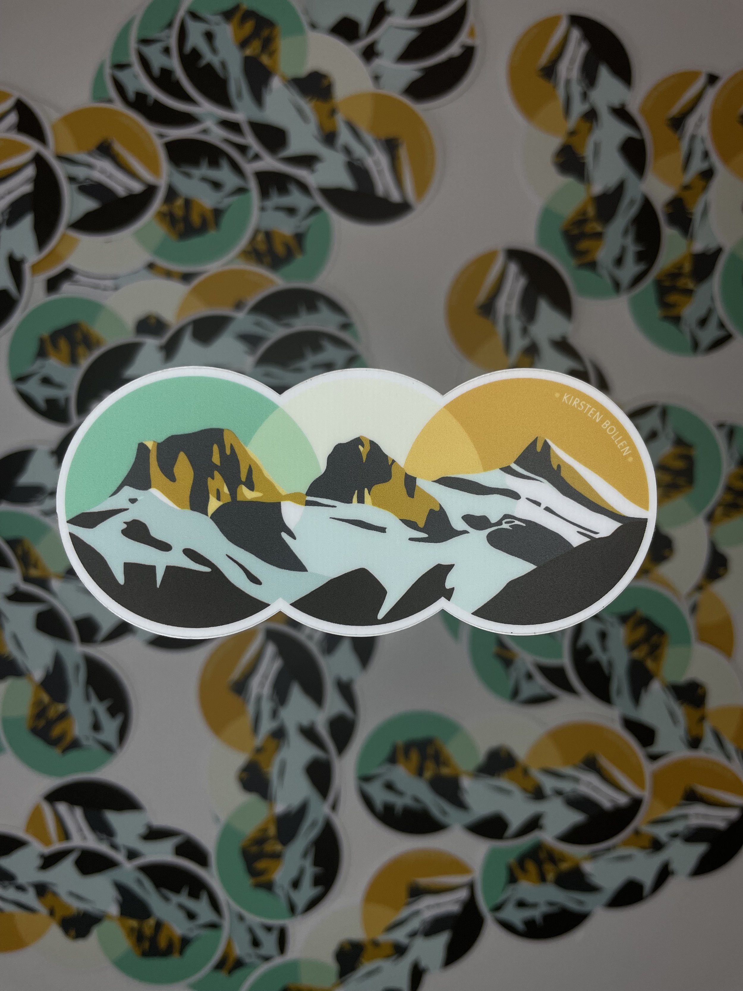 Three Sisters Venn Sticker