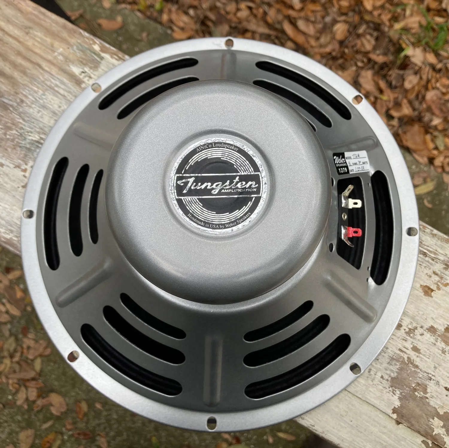 Tungsten T12Q Alnico Speaker — Tungsten Amplification