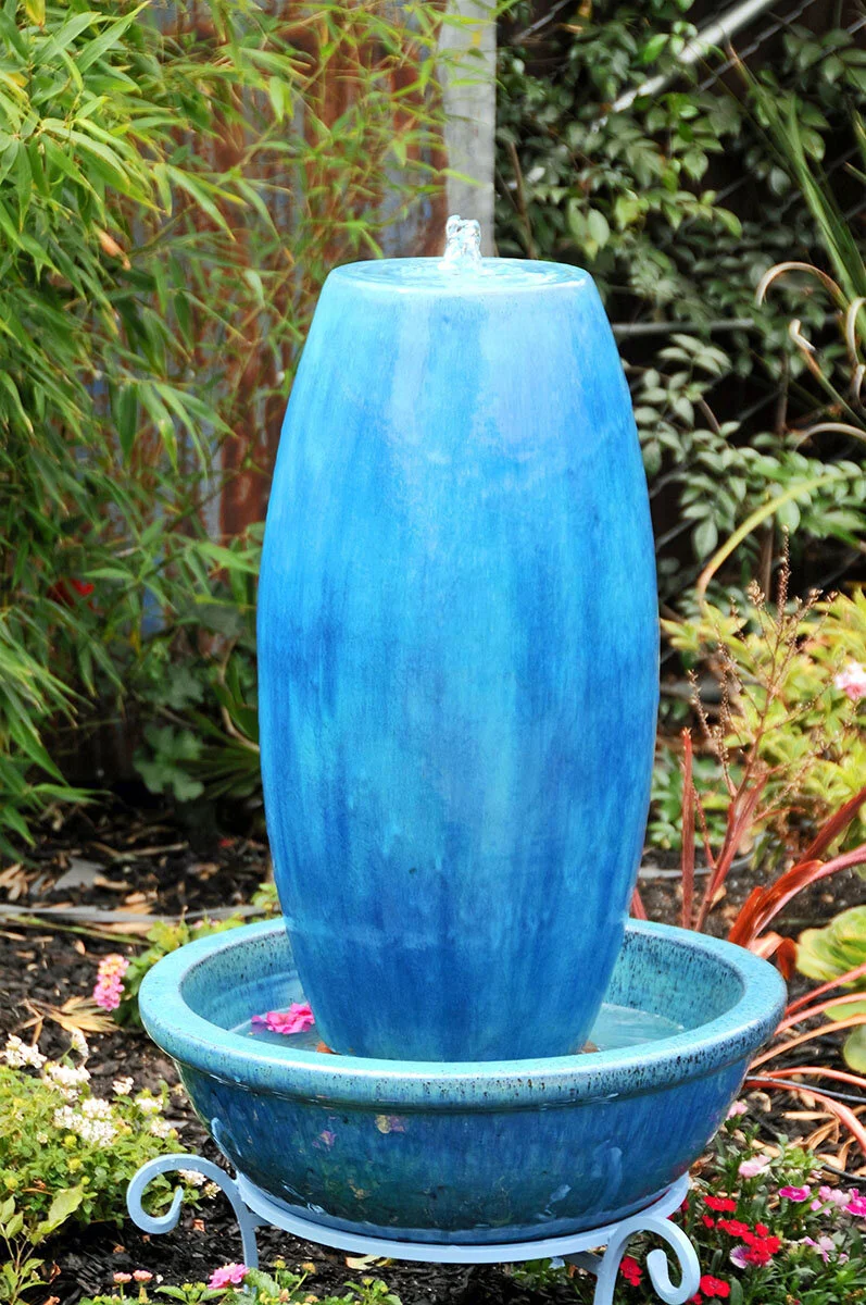Outdoor Ceramic Fountains For Yards Large Outdoor Pottery Fountains