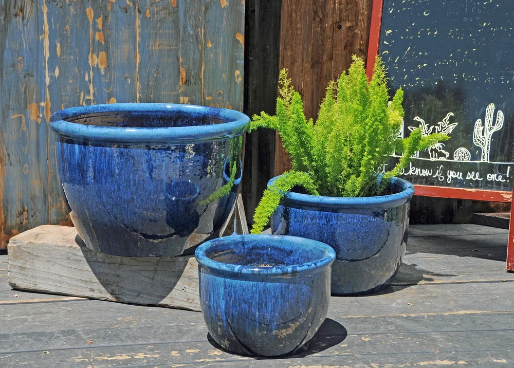 Frost Proof Outdoor Ceramic Pottery Outdoor Pots & Planters For Yards