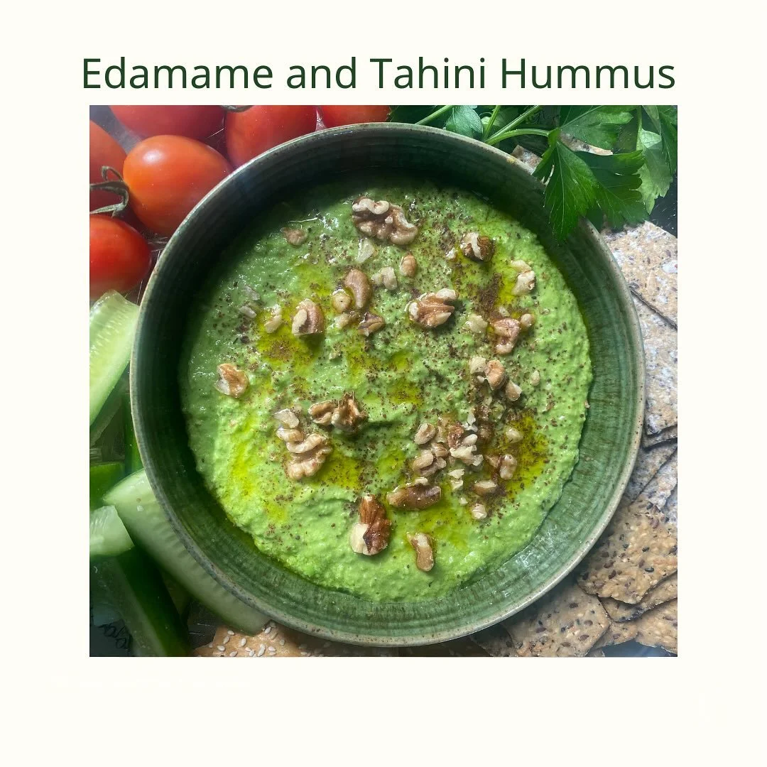 Just one of the recipes that i serve to the ladies @nourish_through_menopause Workshops. 
Nutritional Benefits.
🫛Edamame (green soybeans)
⭐️High-quality plant protein – contains all 9 essential amino acids, making it a complete protein.
Iso