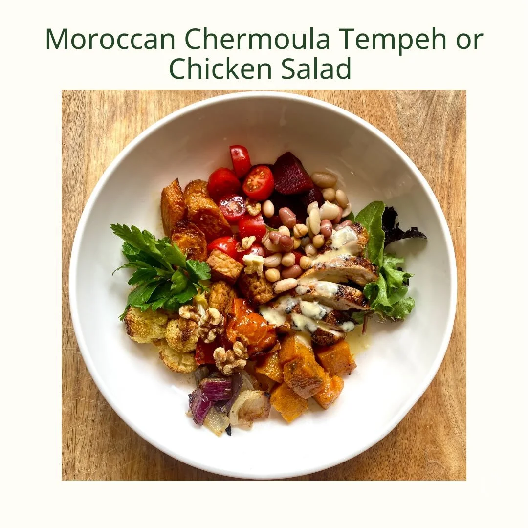 This is the base recipe I use in my workshops, with simple salad add-Ons. @nourish_through_menopause 

It&rsquo;s designed to be high in protein and fibre, flexible, and easy to adapt to what you have on hand &mdash; the kind of food you can actually