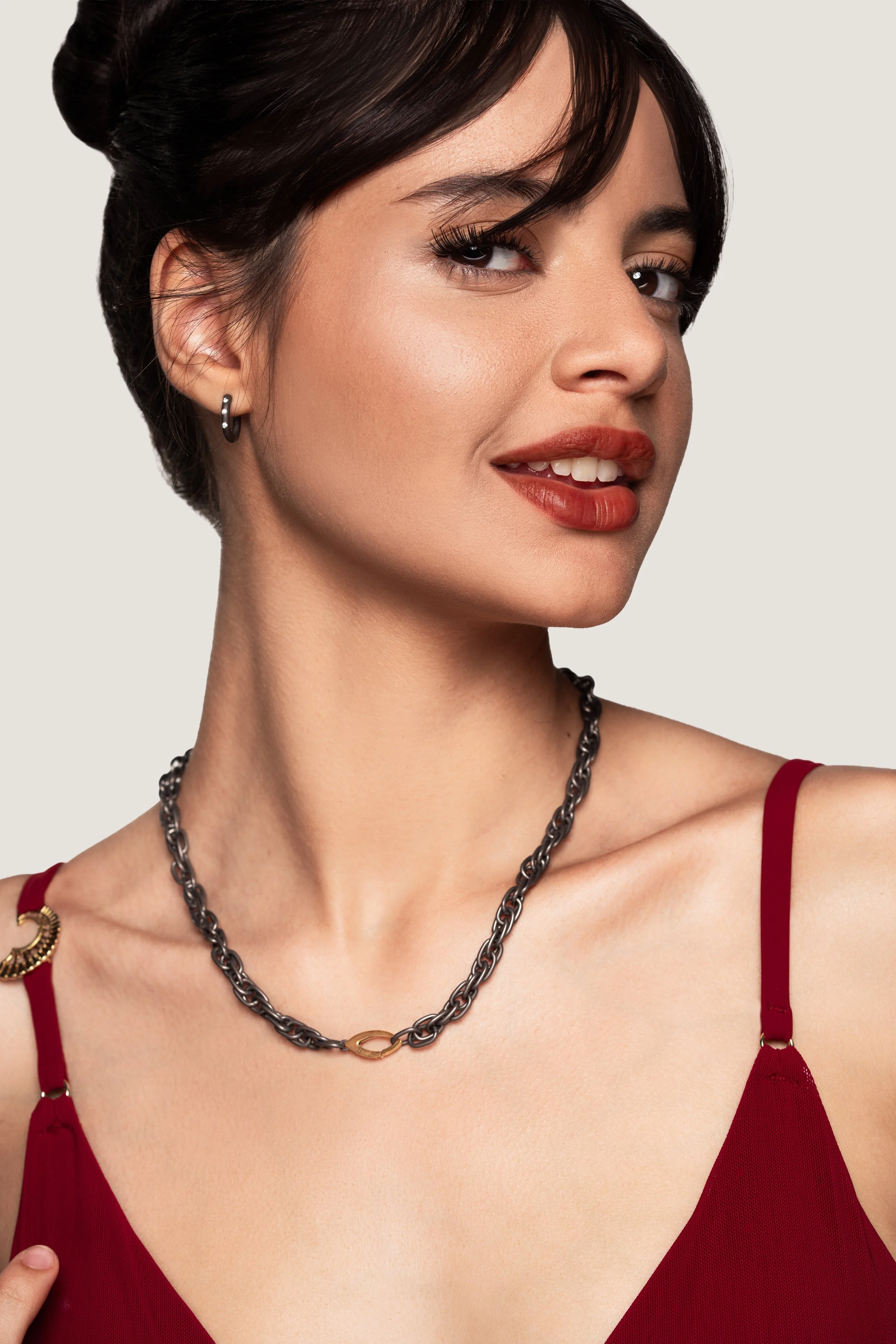 Helix Necklace - Titanium