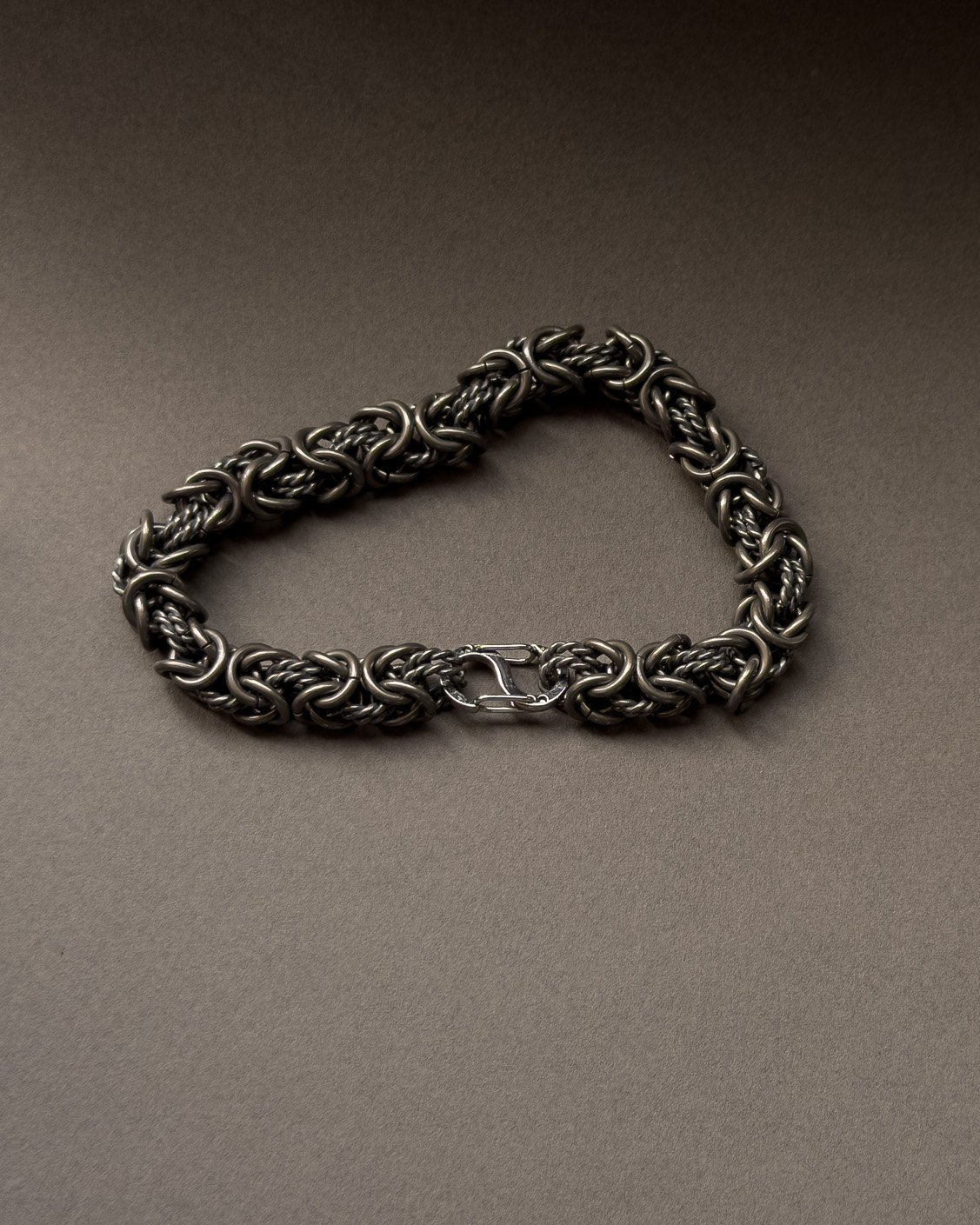 Byzantine bracelet titanium lock.jpg