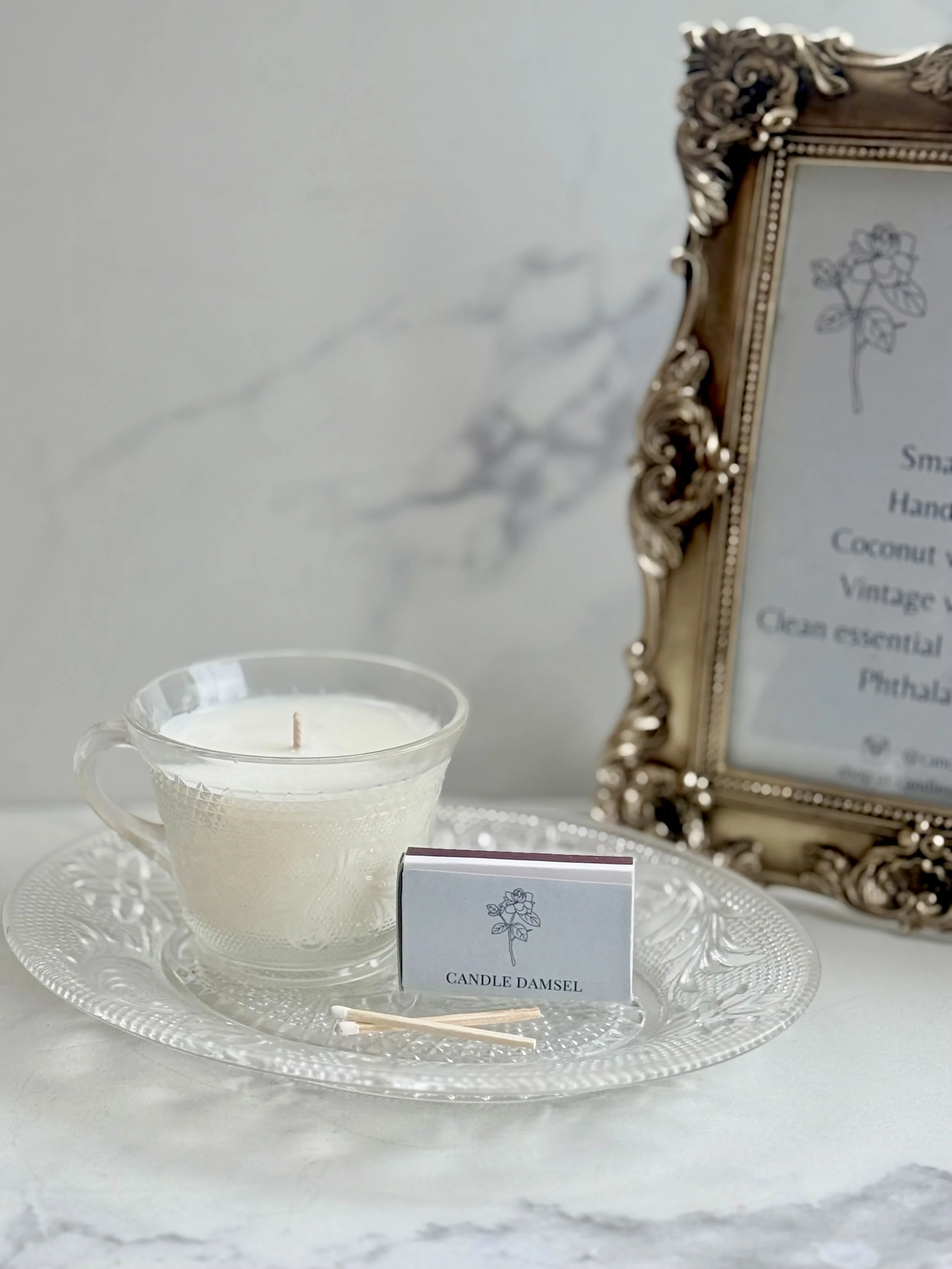 1978 "Sandwich Clear" Snack Set by Tiara Glass